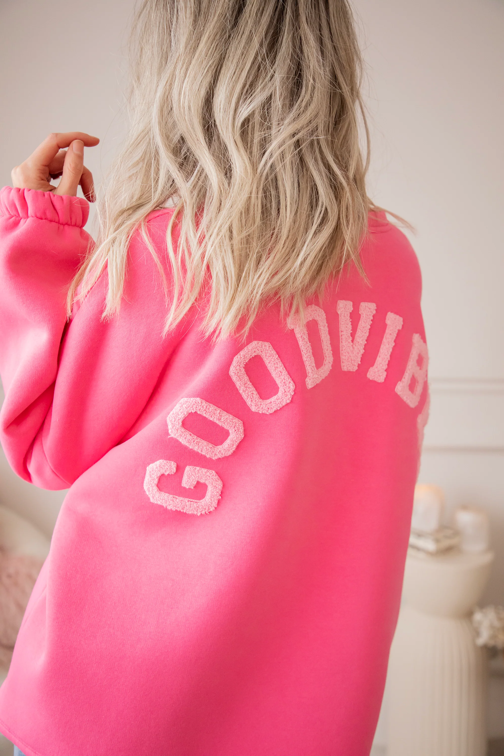 Lily Good Vibes Fuchsia/Soft Pink - Sweater - Image 8
