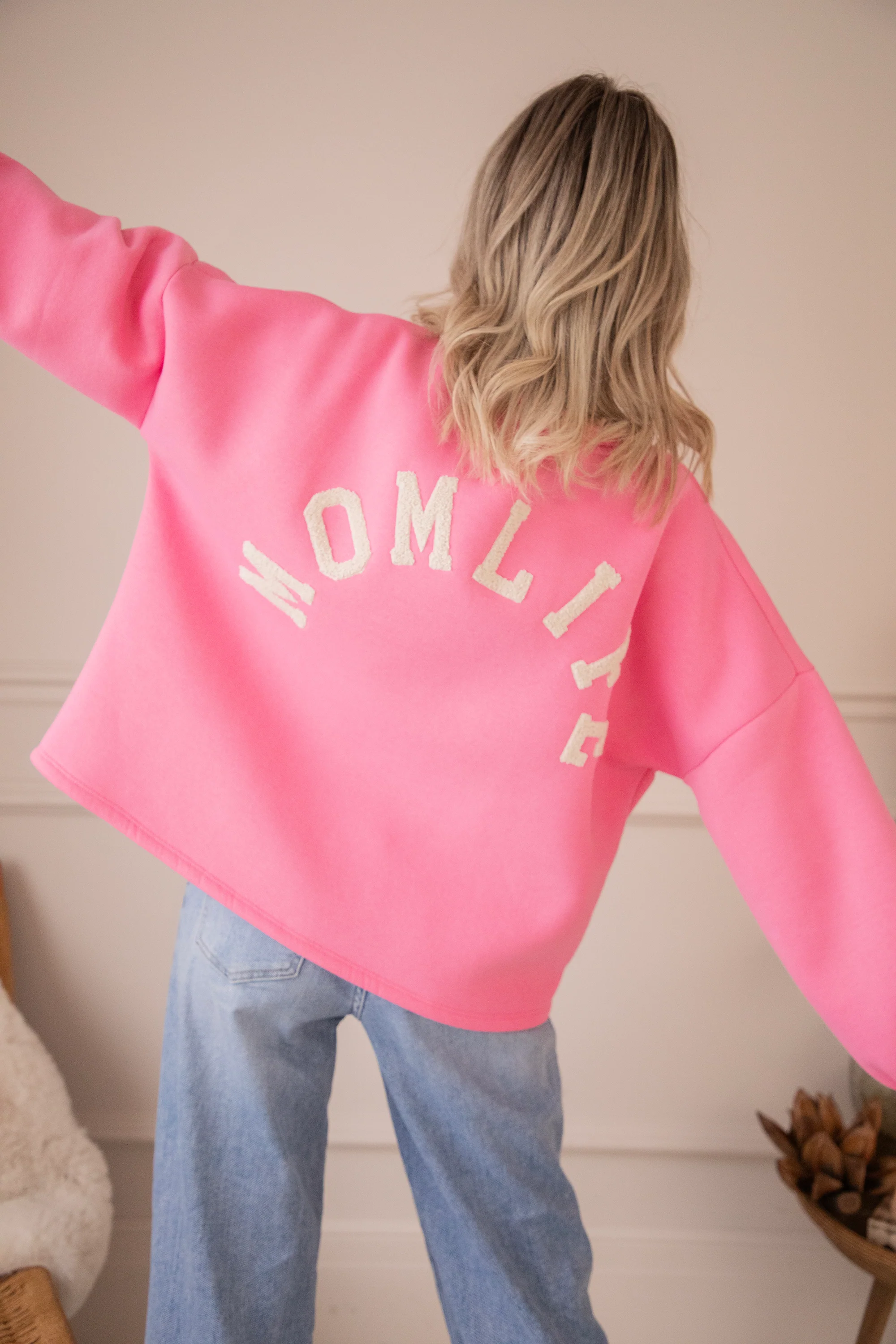 Lily Momlife Pink/Beige - Sweater - Image 3