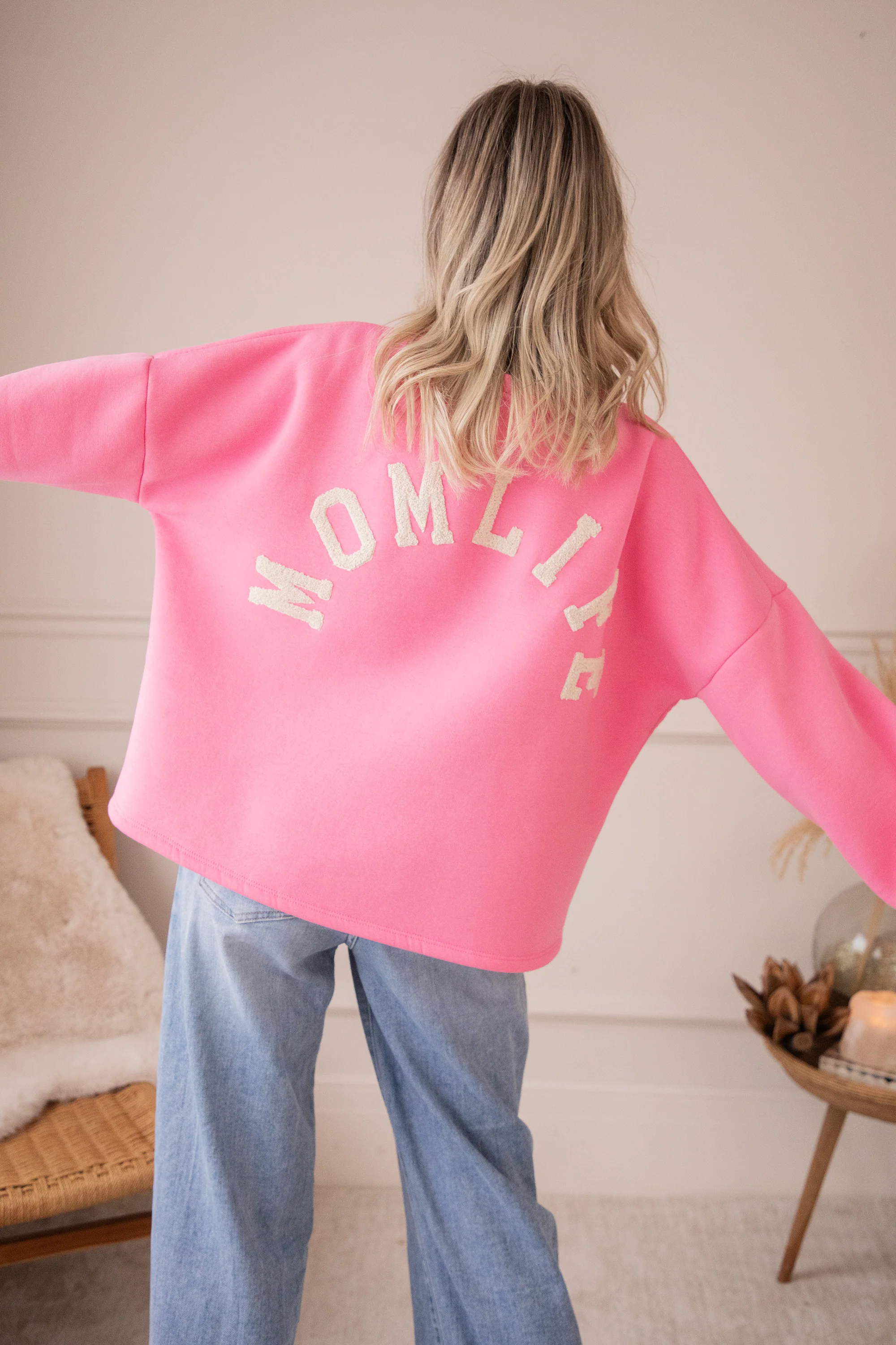 Lily Momlife Pink/Beige - Sweater - Image 8