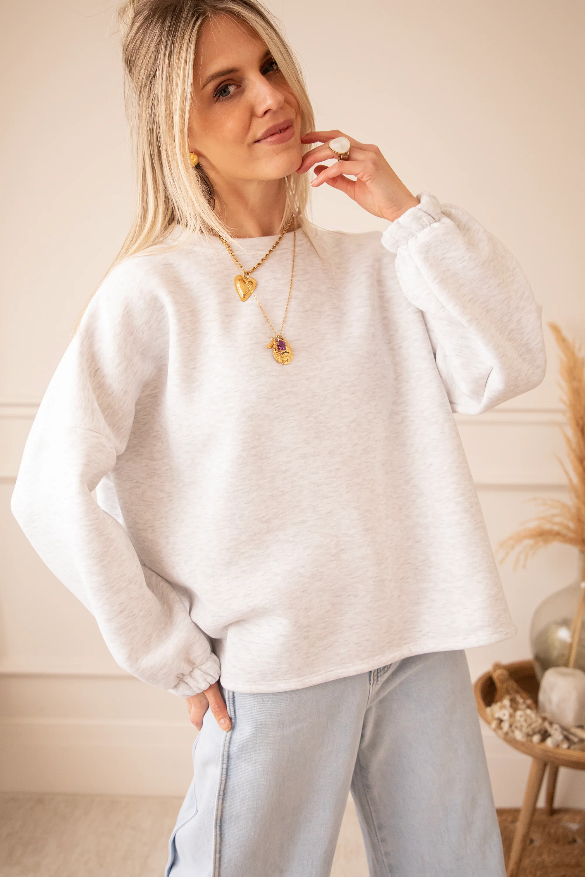 Lily Soft Grey - Sweater