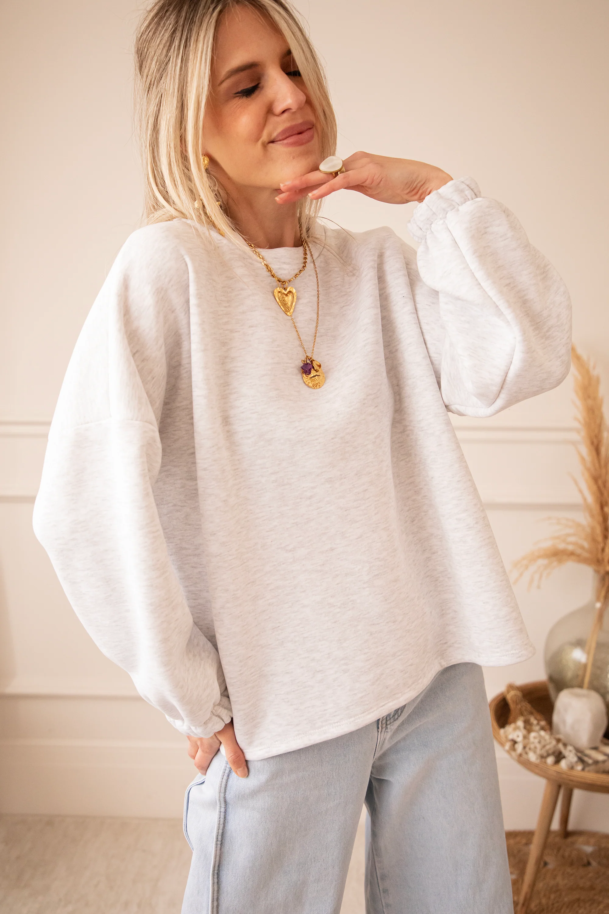 Lily Soft Grey - Sweater - Image 3