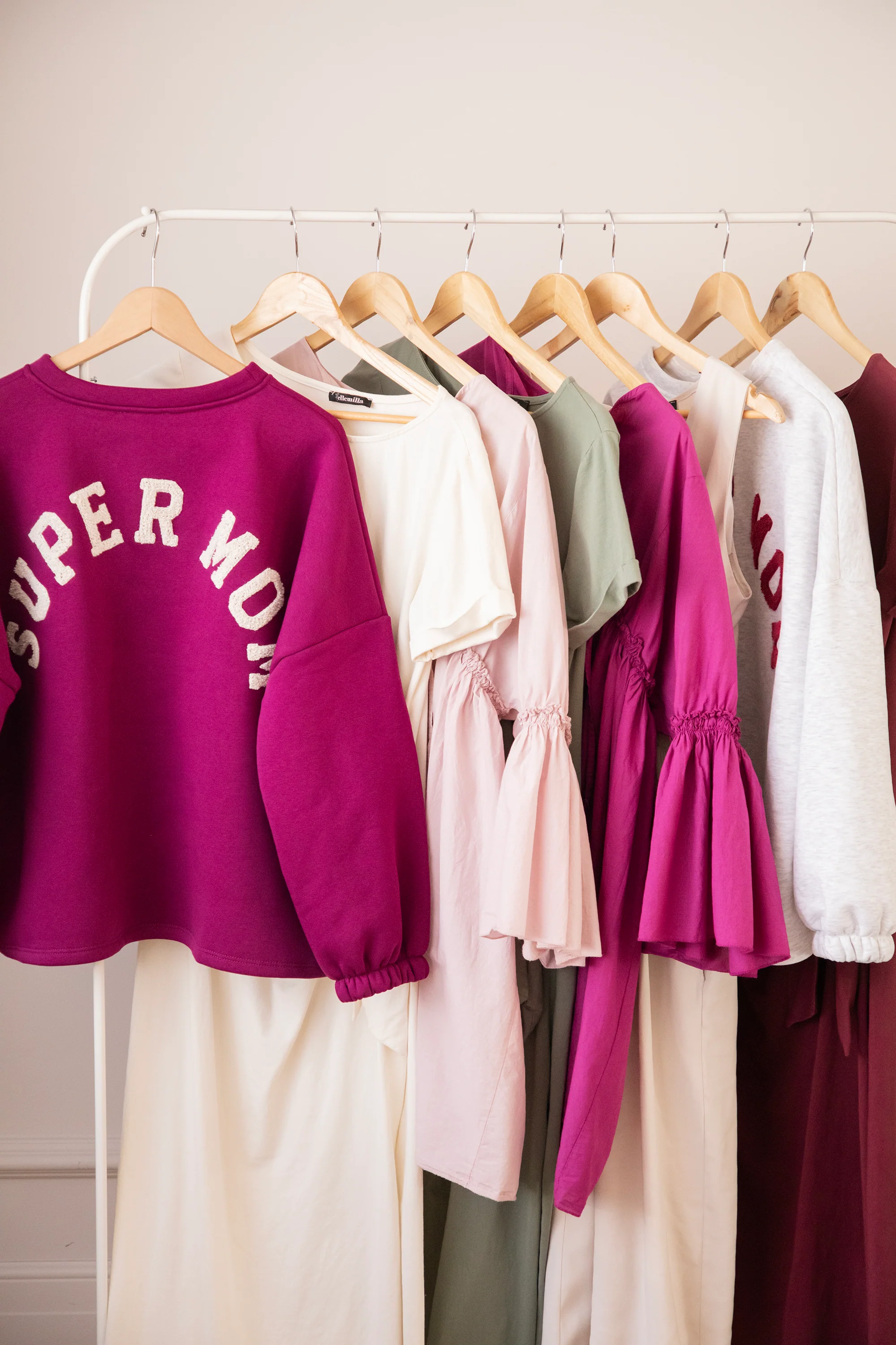 Lily Super Mom Plum/Beige - Sweater - Image 10