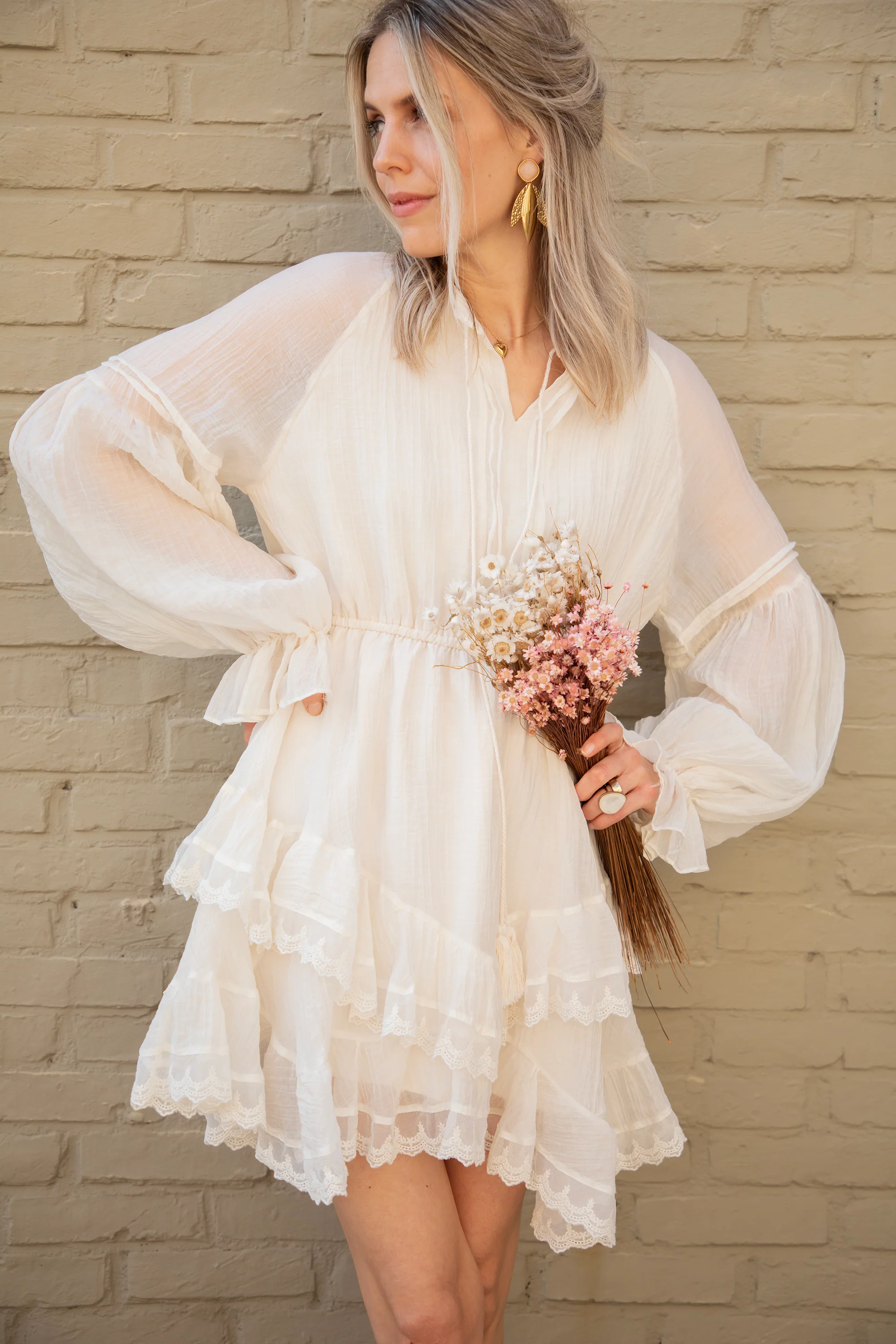Lola Layer Beige - Jurk
