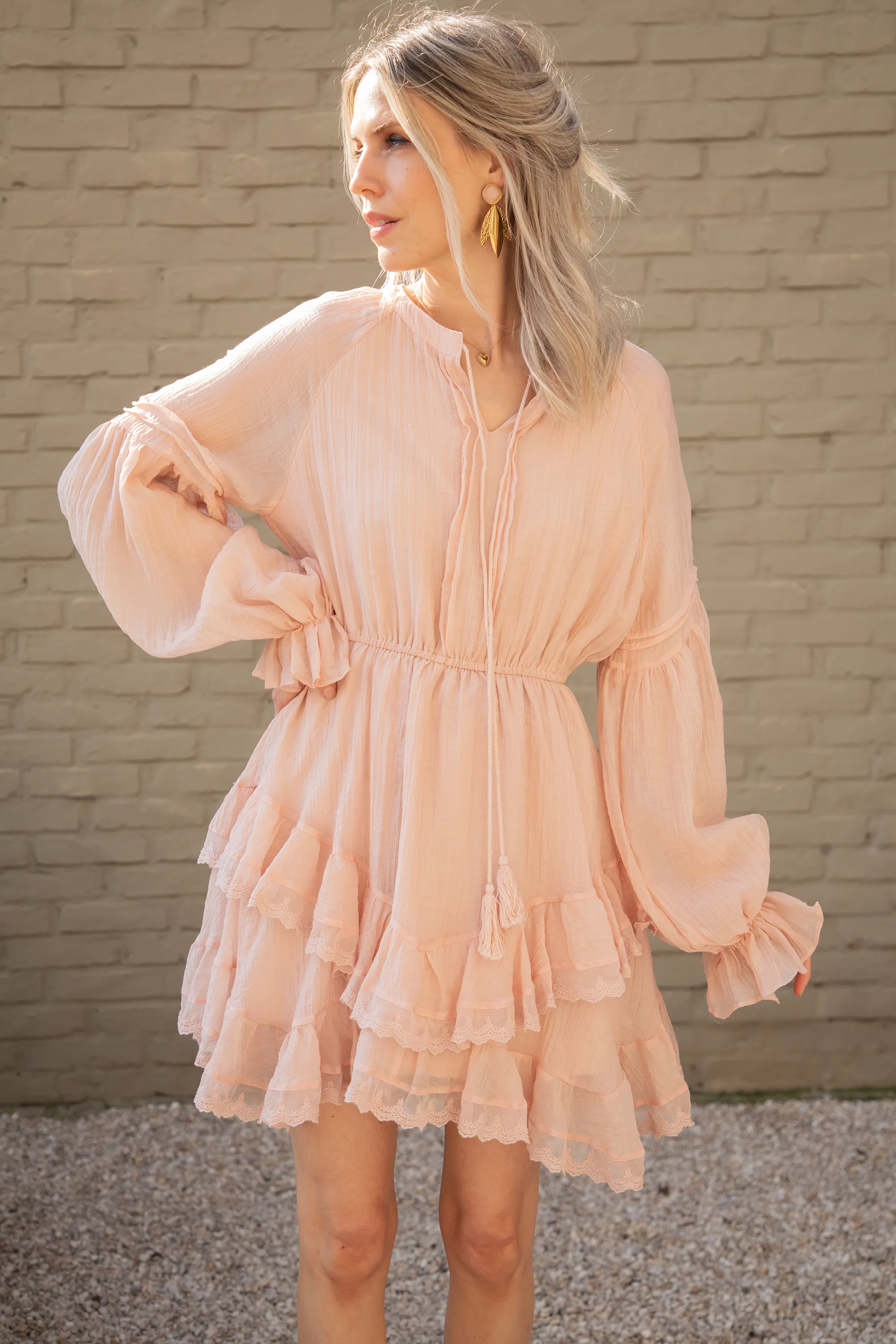 Lola Layer Pink - Jurk - Image 11