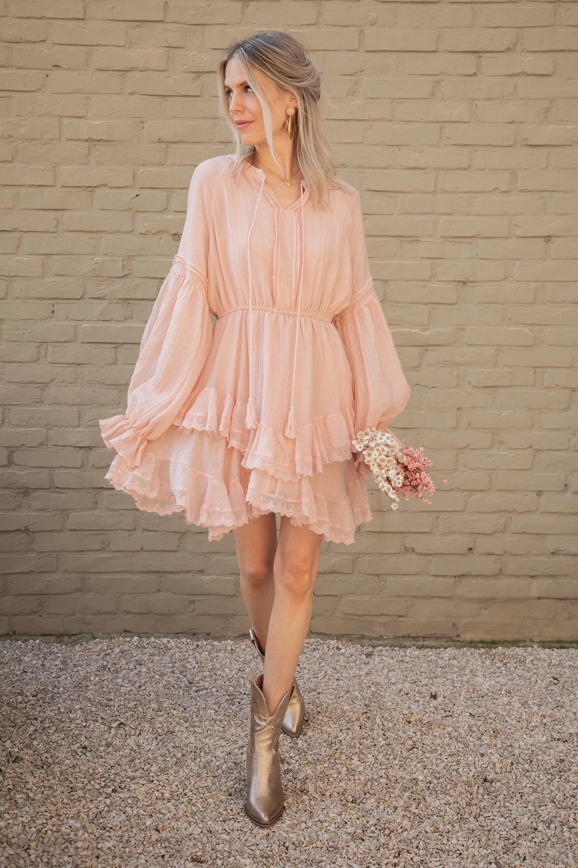 Lola Layer Pink - Jurk - Image 2