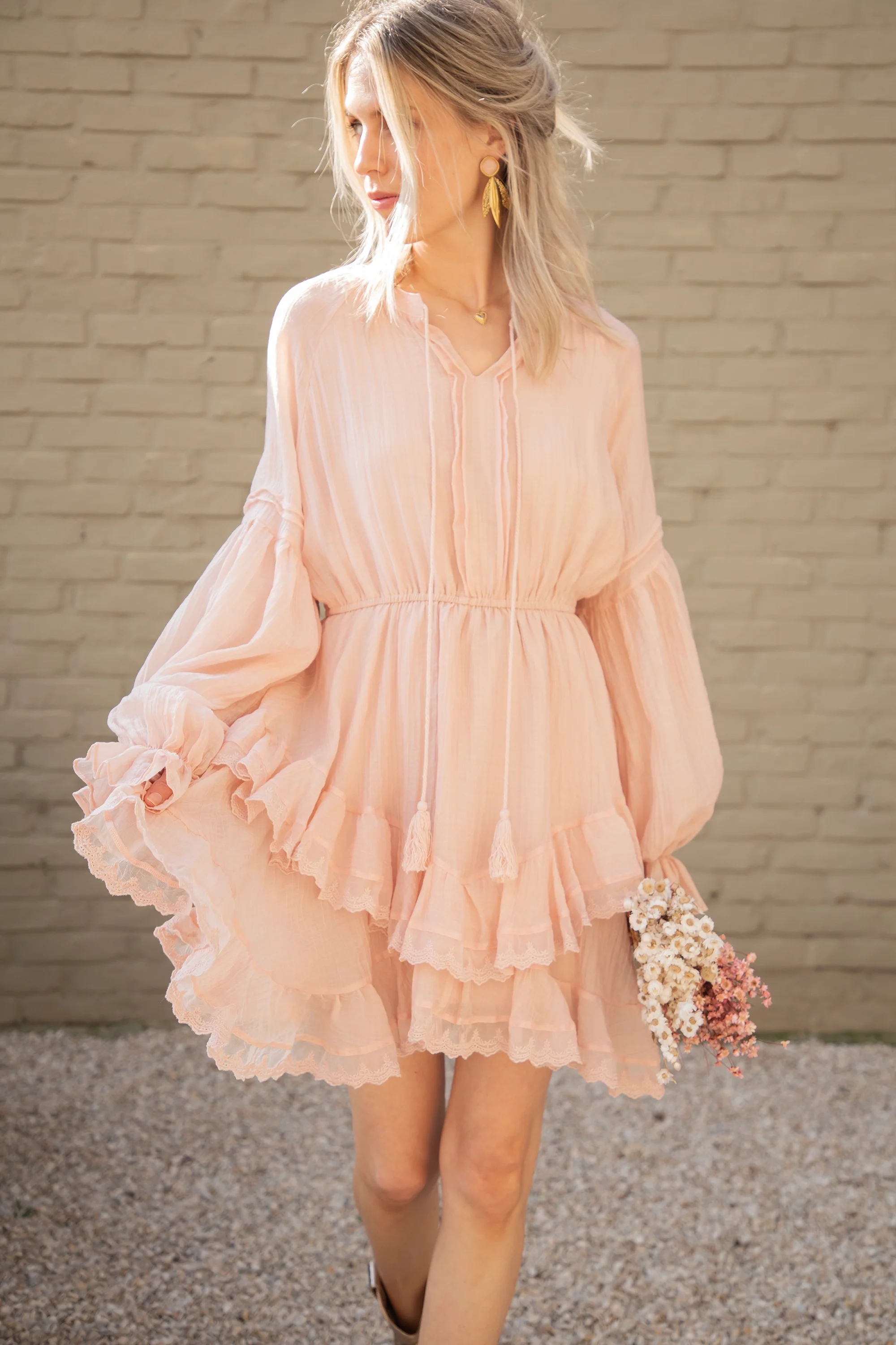 Lola Layer Pink - Jurk - Image 3