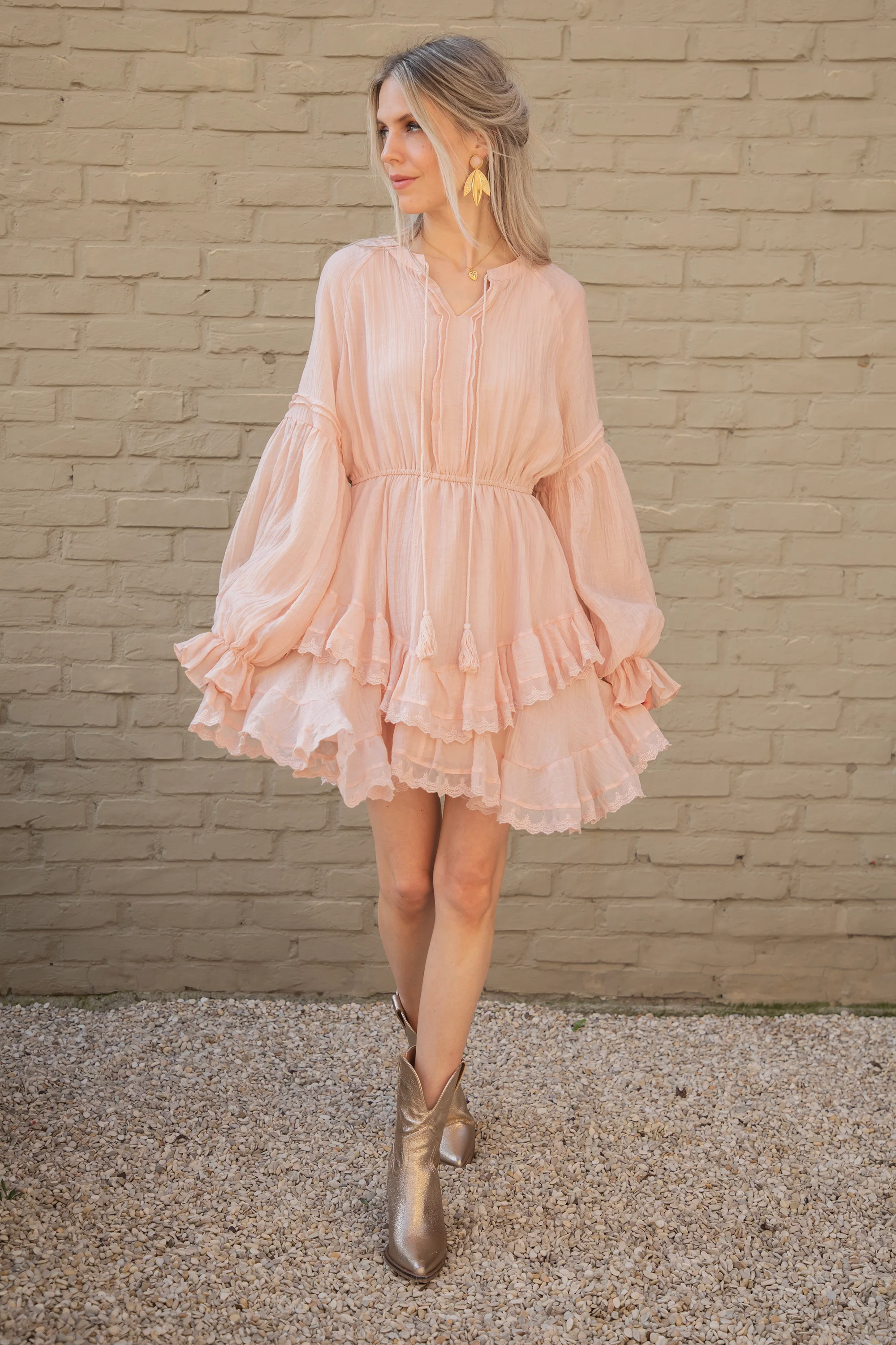 Lola Layer Pink - Jurk - Image 4