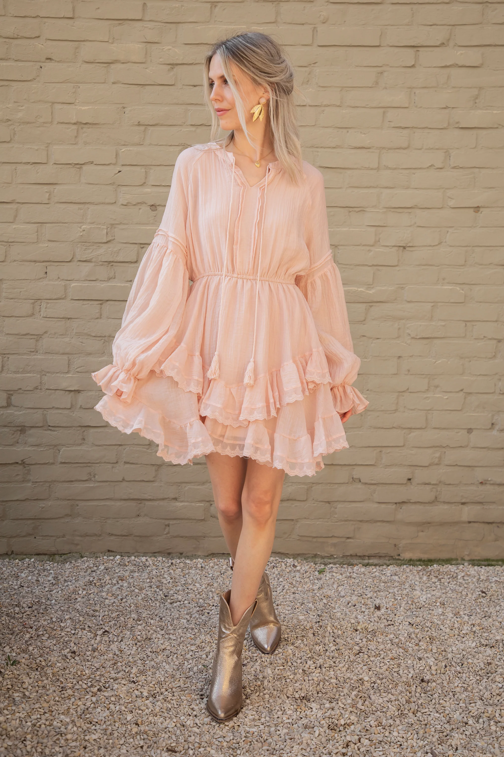 Lola Layer Pink - Jurk - Image 9