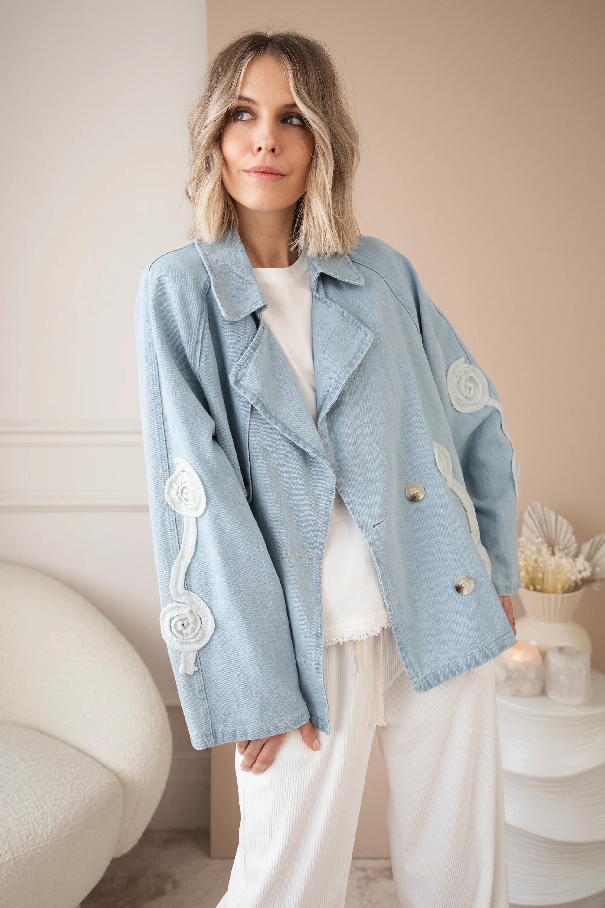Lotus Denim Light Blue - Jacket - Image 10