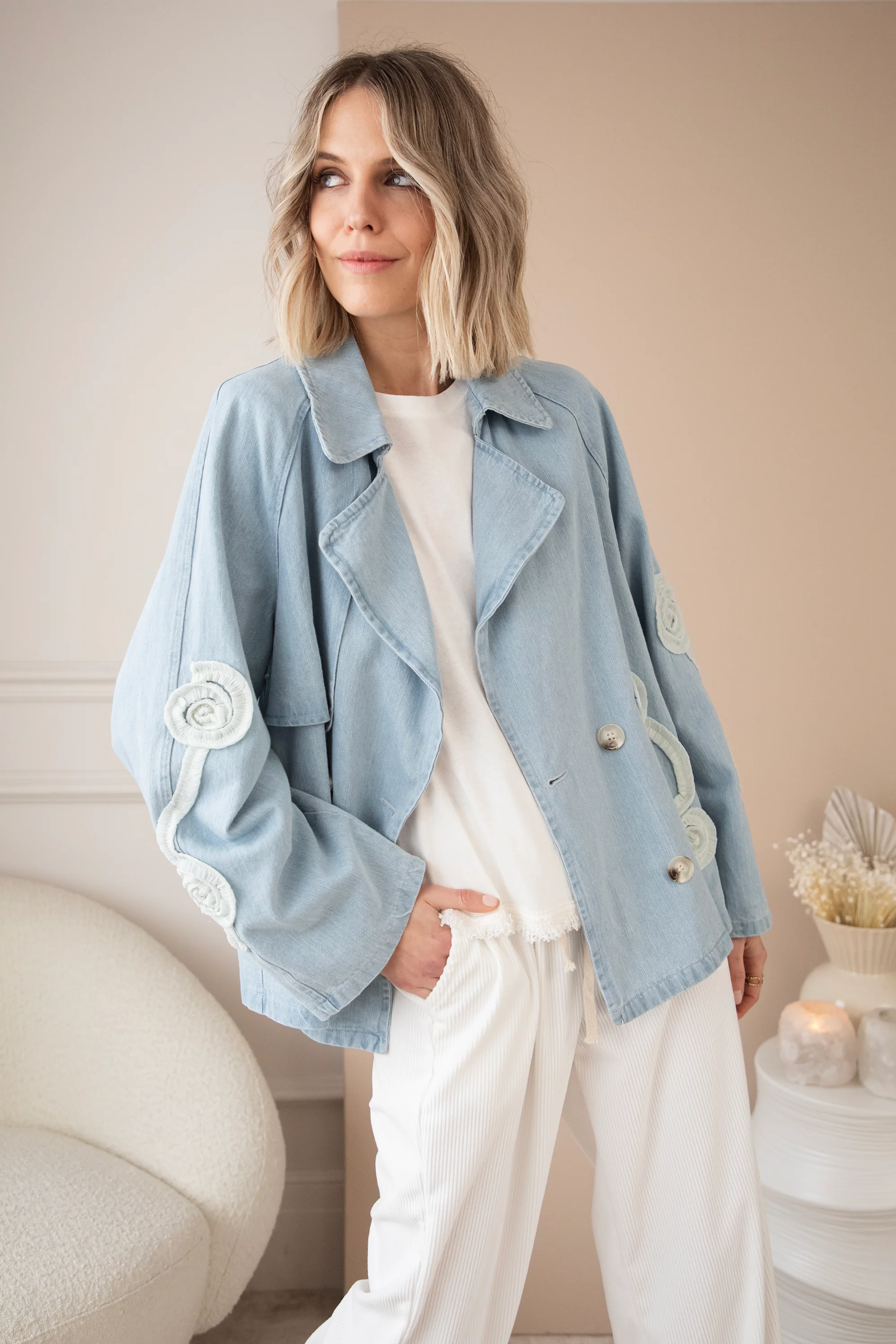 Lotus Denim Light Blue - Jacket - Image 13