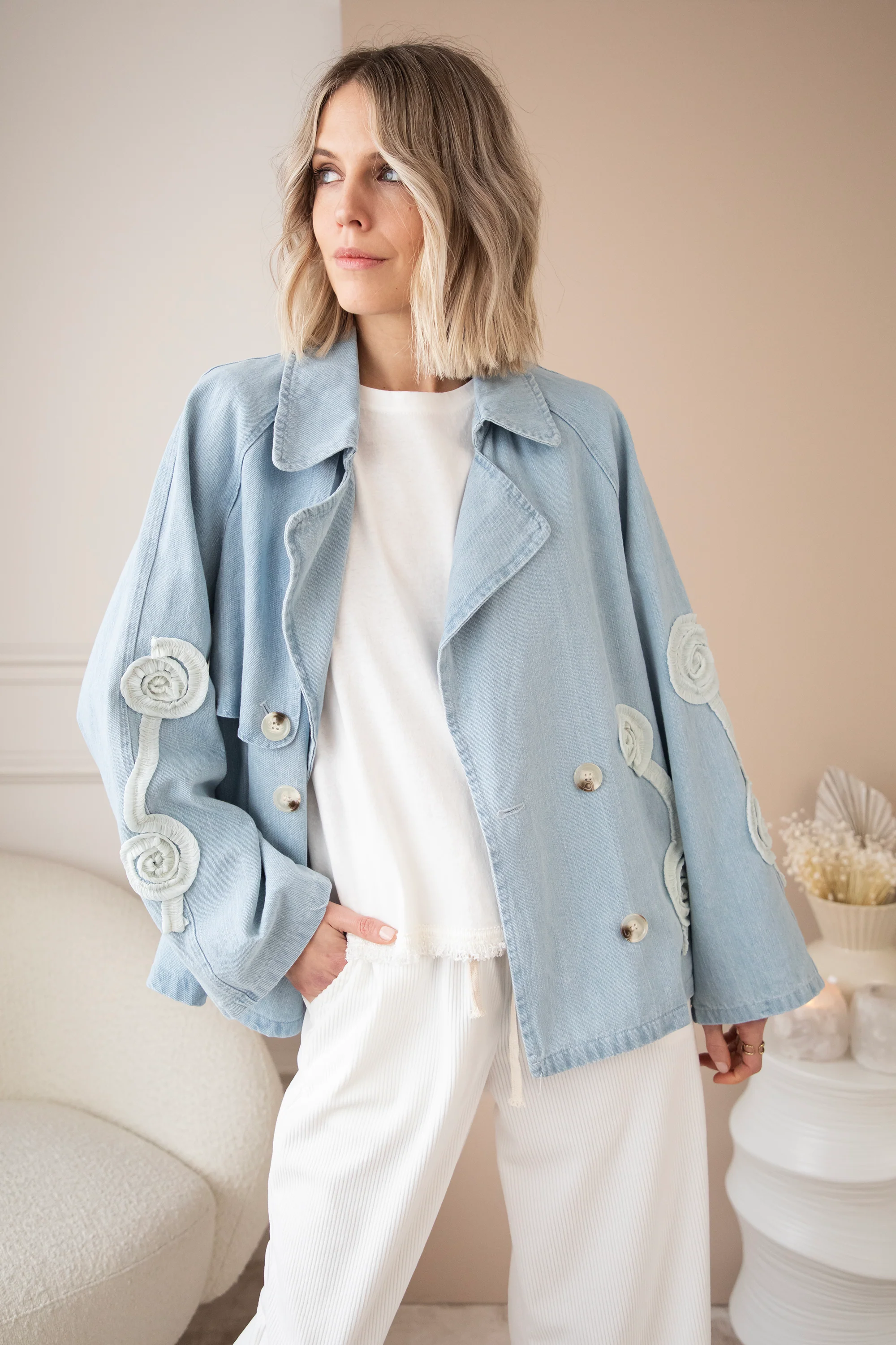 Lotus Denim Light Blue - Jacket - Image 14