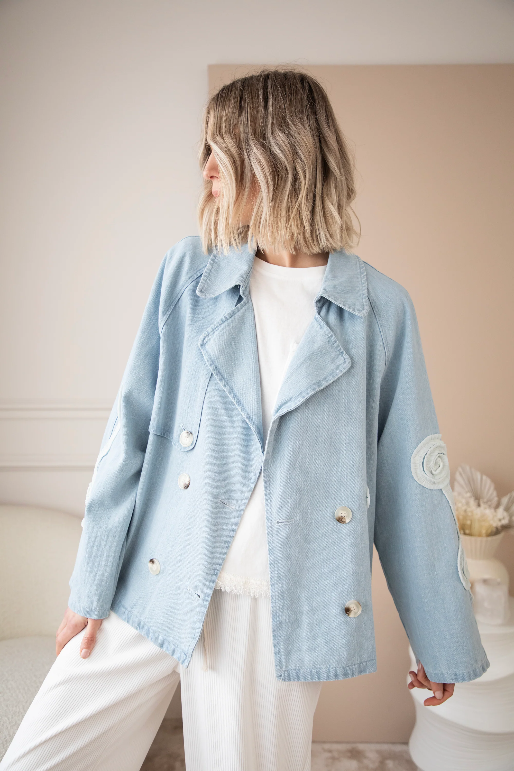 Lotus Denim Light Blue - Jacket - Image 4