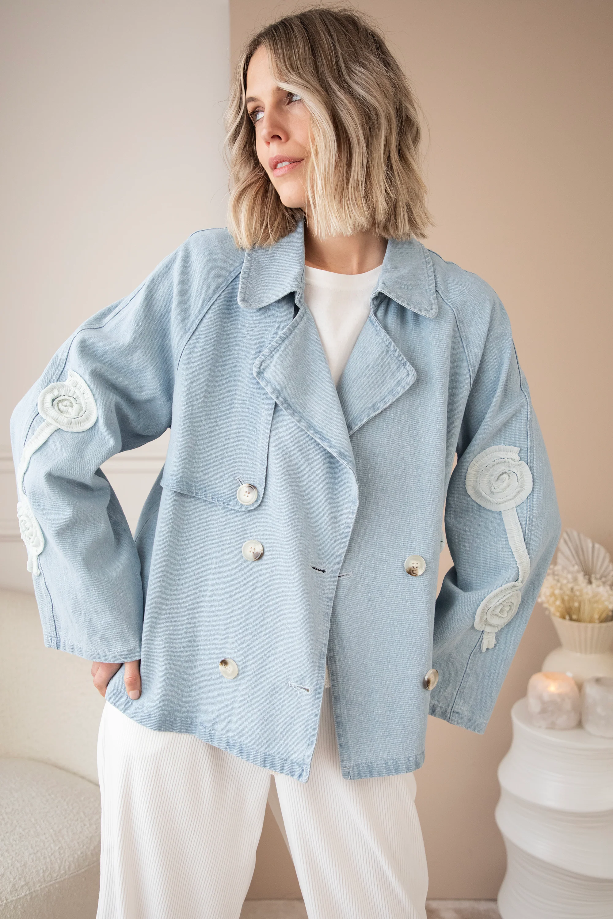 Lotus Denim Light Blue - Jacket - Image 6