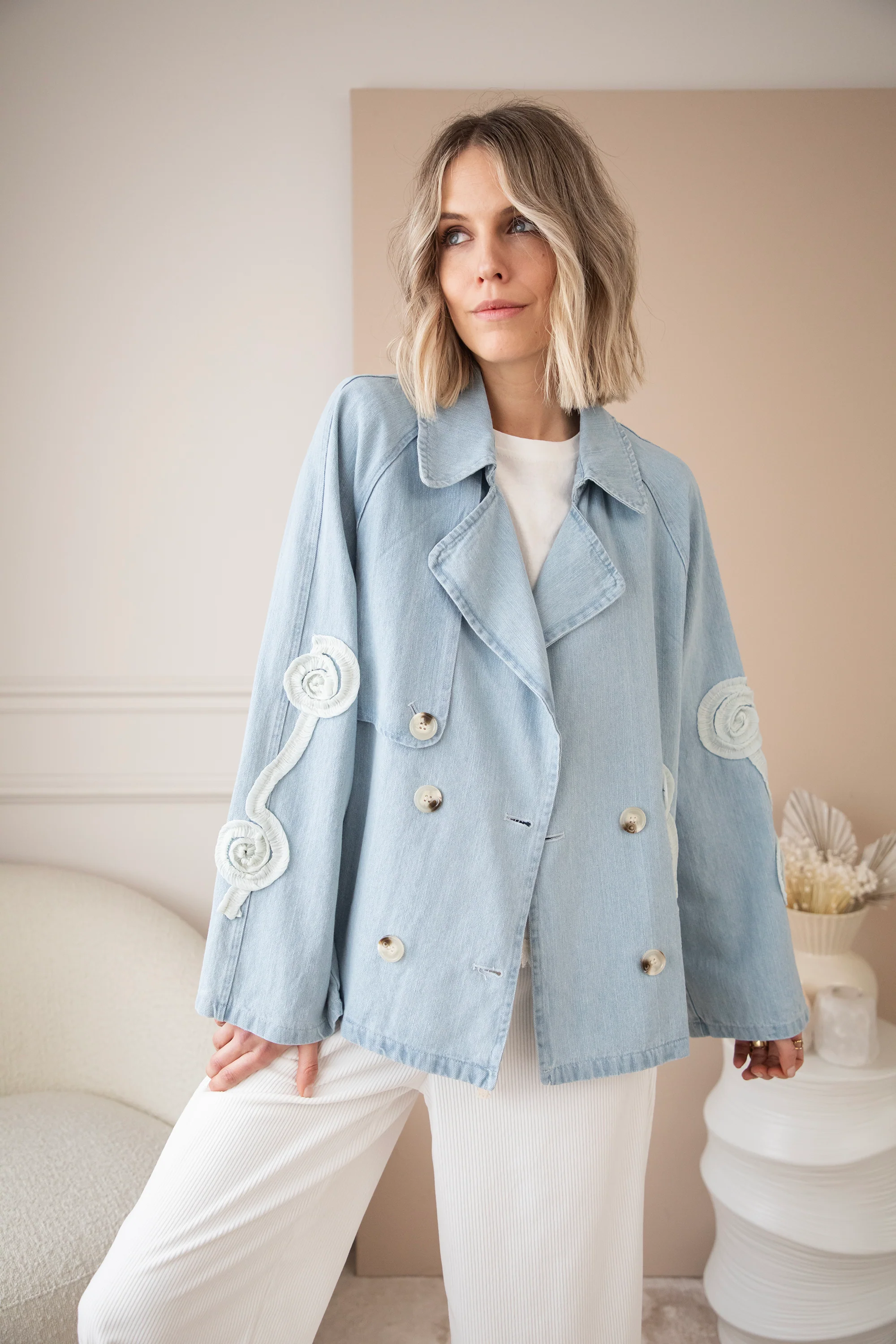 Lotus Denim Light Blue - Jacket - Image 7