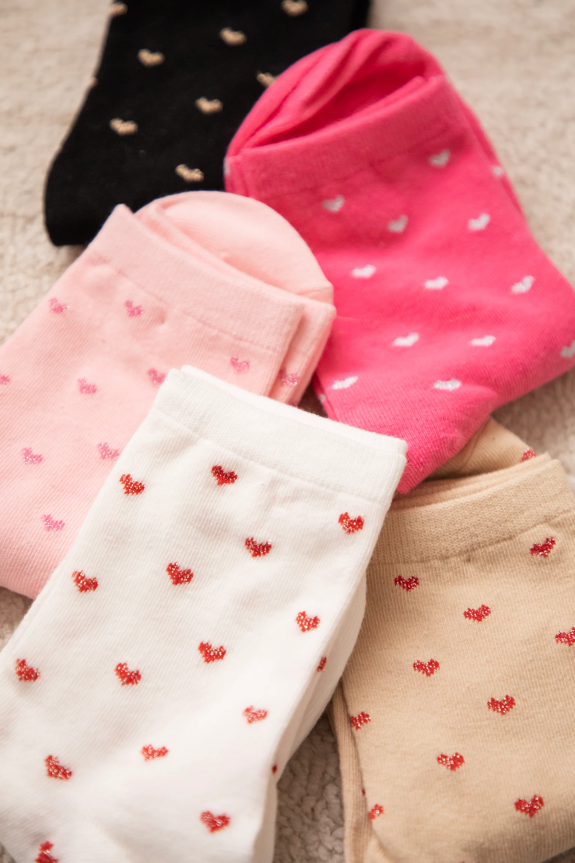 Love Overload Fuchsia/Silver - Sokken - Image 2