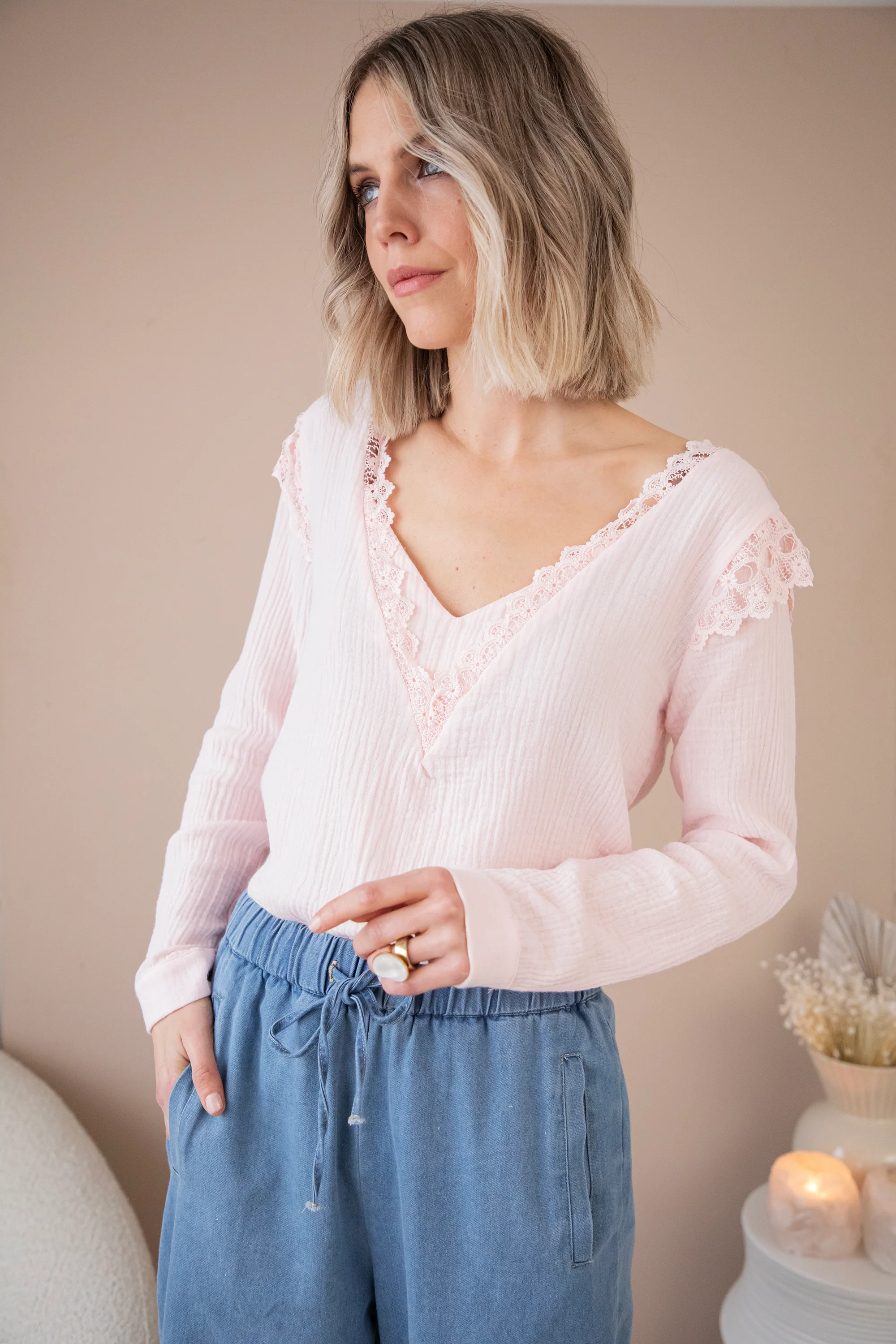 Love The Lace & Tetra Pink - Blouse - Image 11