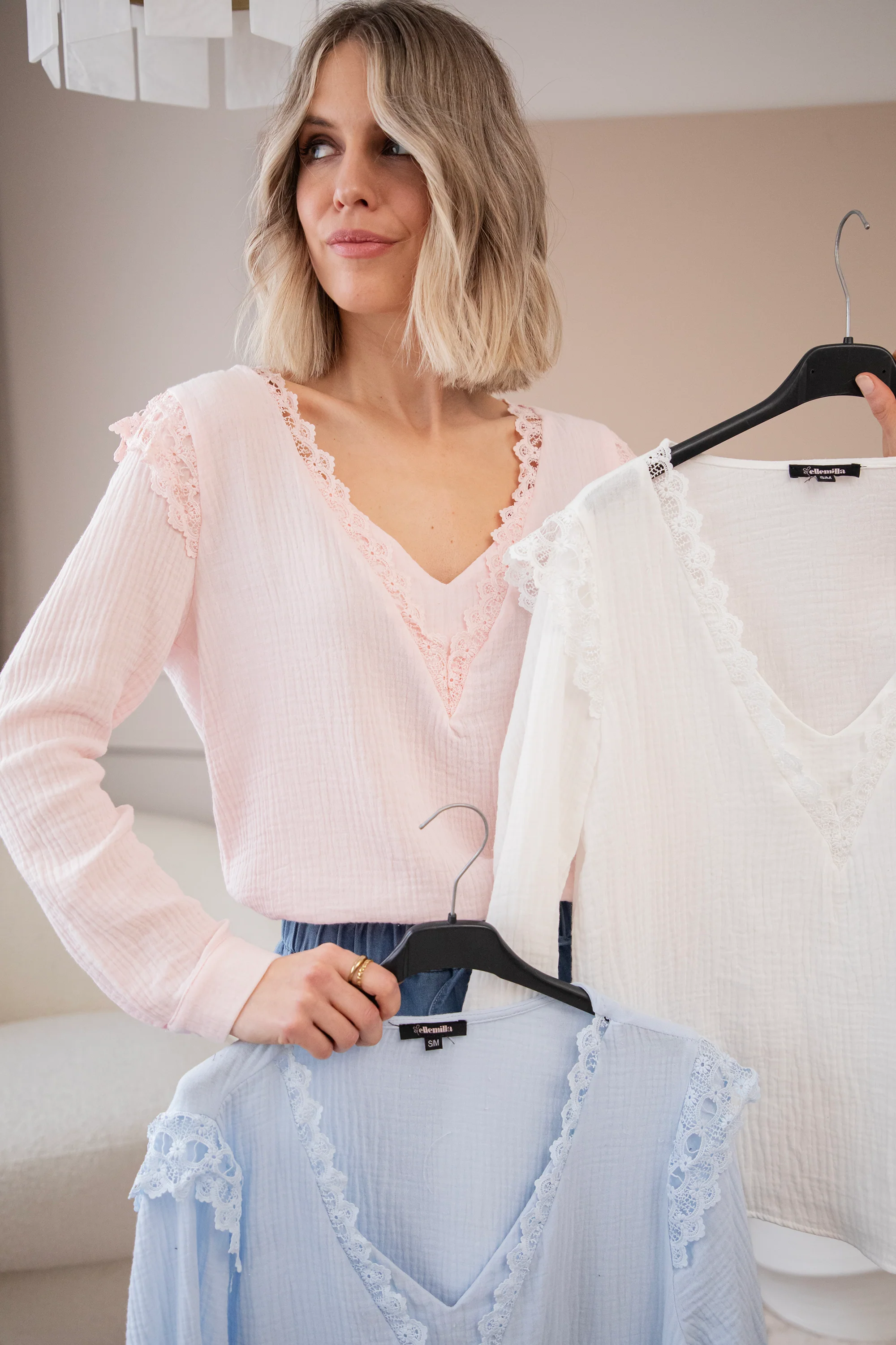 Love The Lace & Tetra Pink - Blouse - Image 12