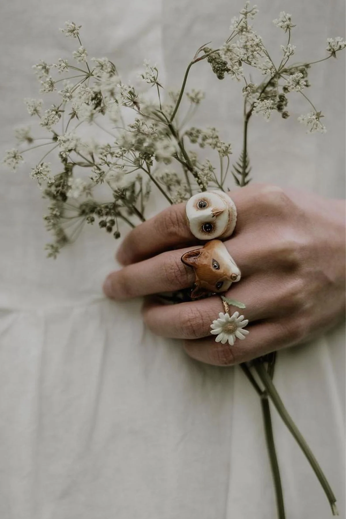 Lucky Owl White - Ring - Image 23