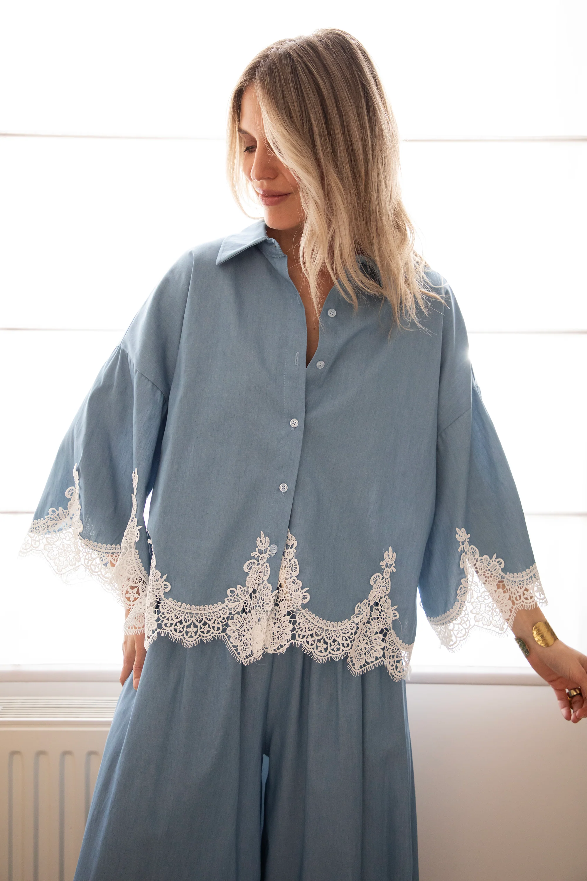 Lucy Lace Blue - Broek - Image 11