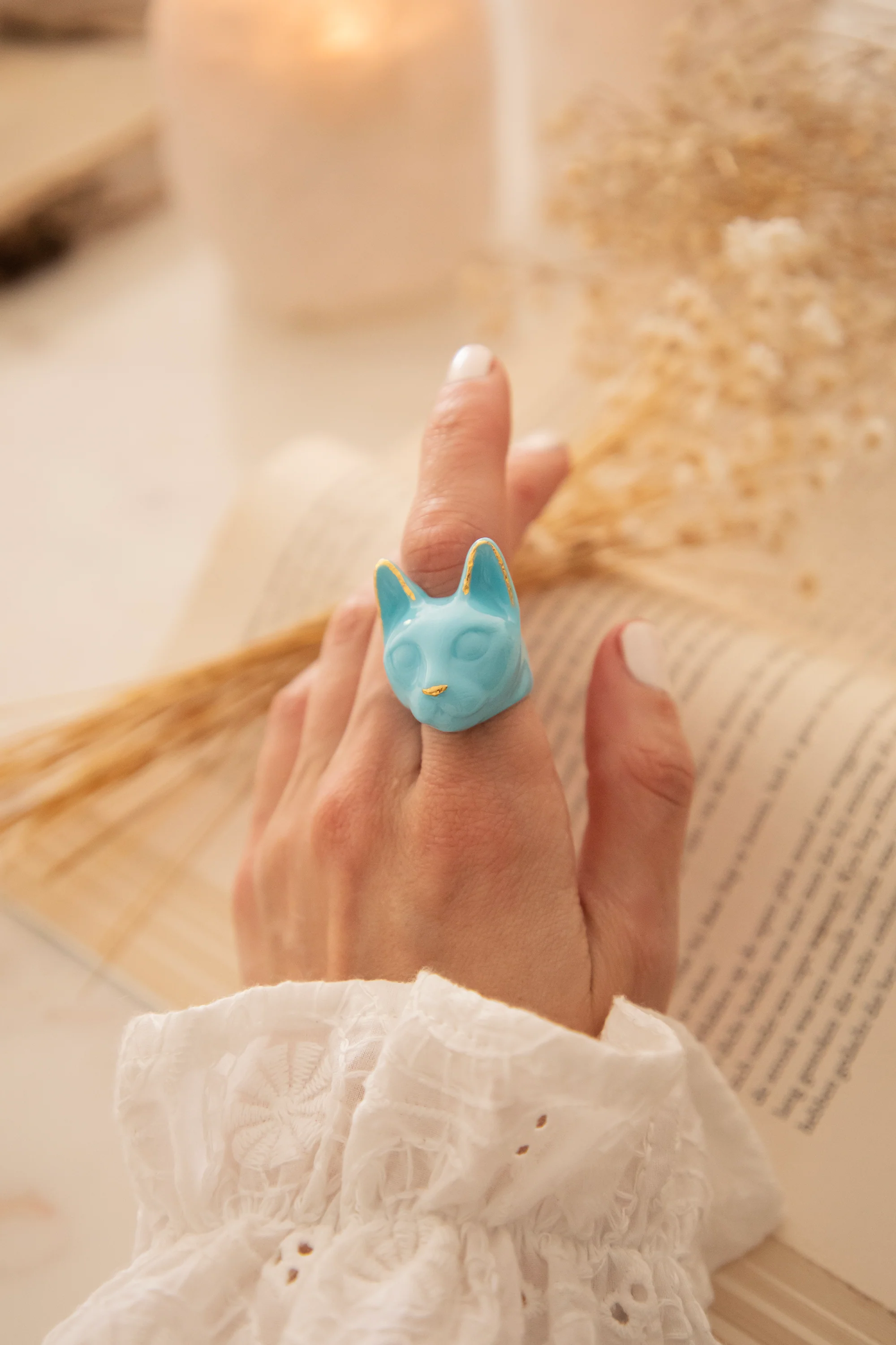 Maew Cat Blue - Ring - Image 7
