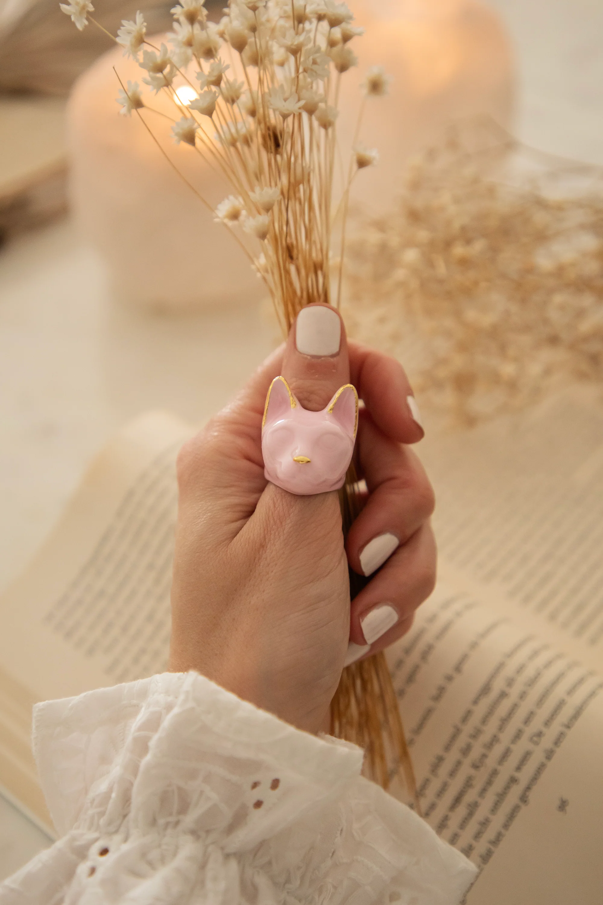 Maew Cat Pink - Ring - Image 2