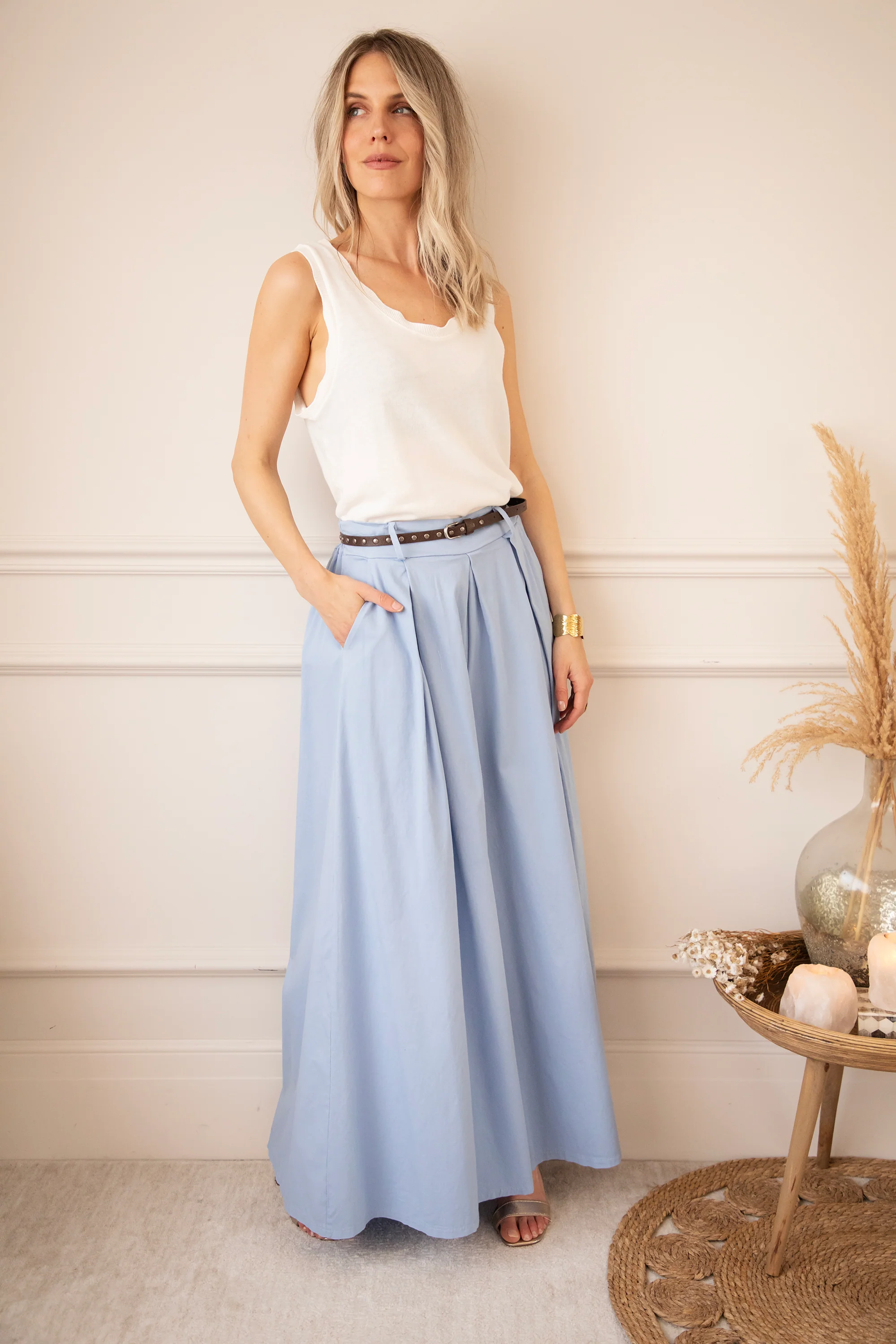 Marlene Palazzo Soft Blue - Broek - Image 5