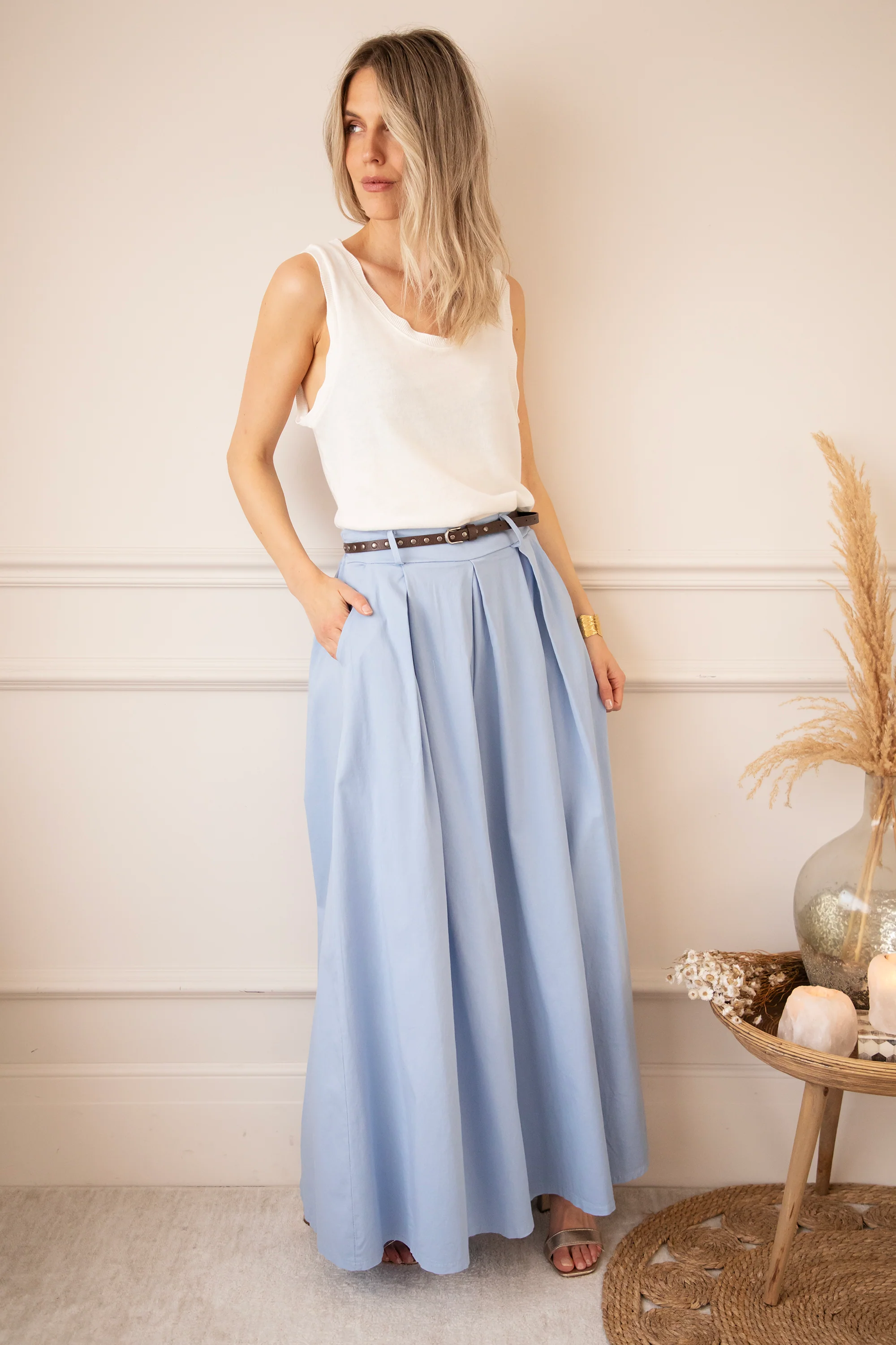 Marlene Palazzo Soft Blue - Broek - Image 6