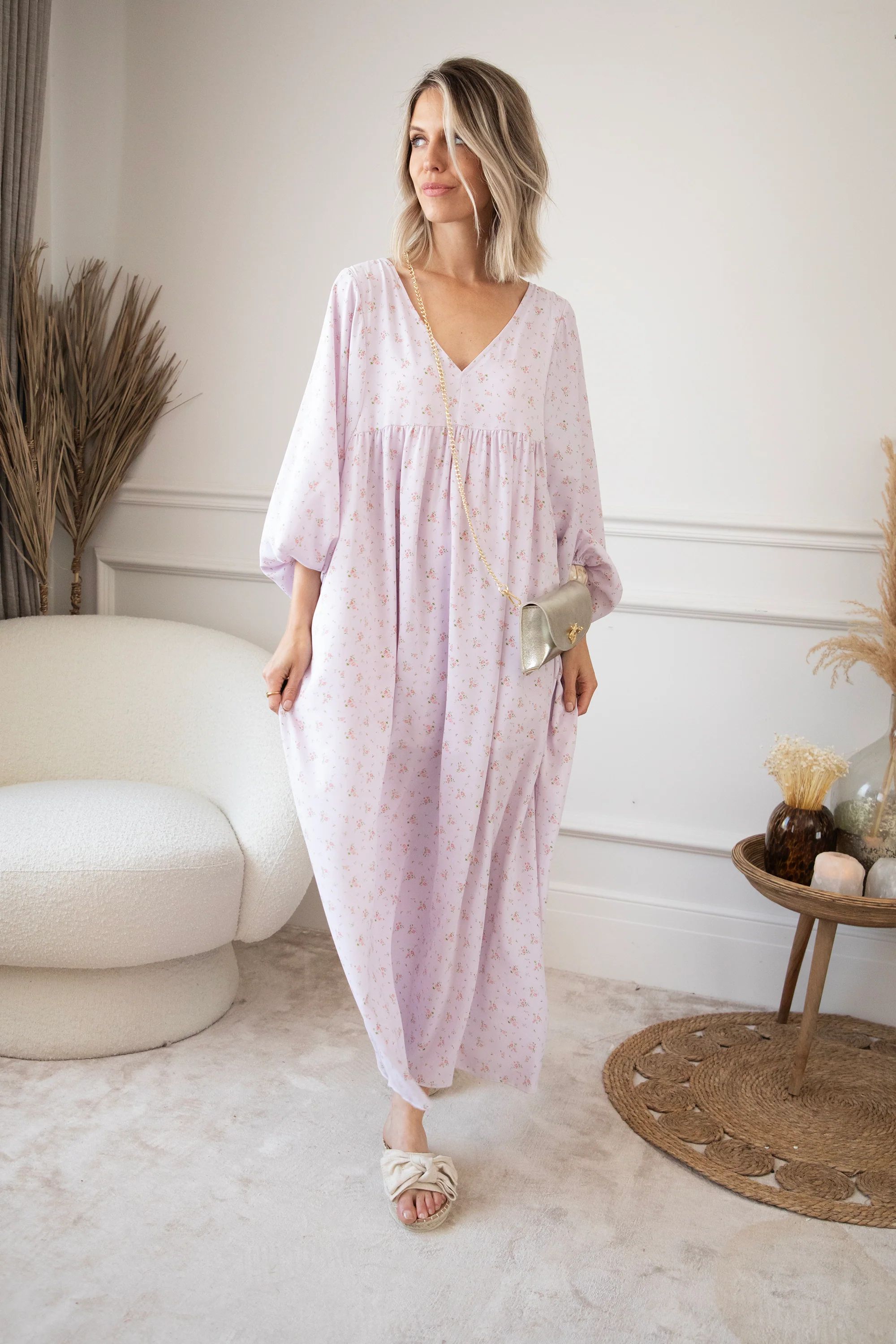 Maud Fleur Lila - Maxi Jurk - Image 4