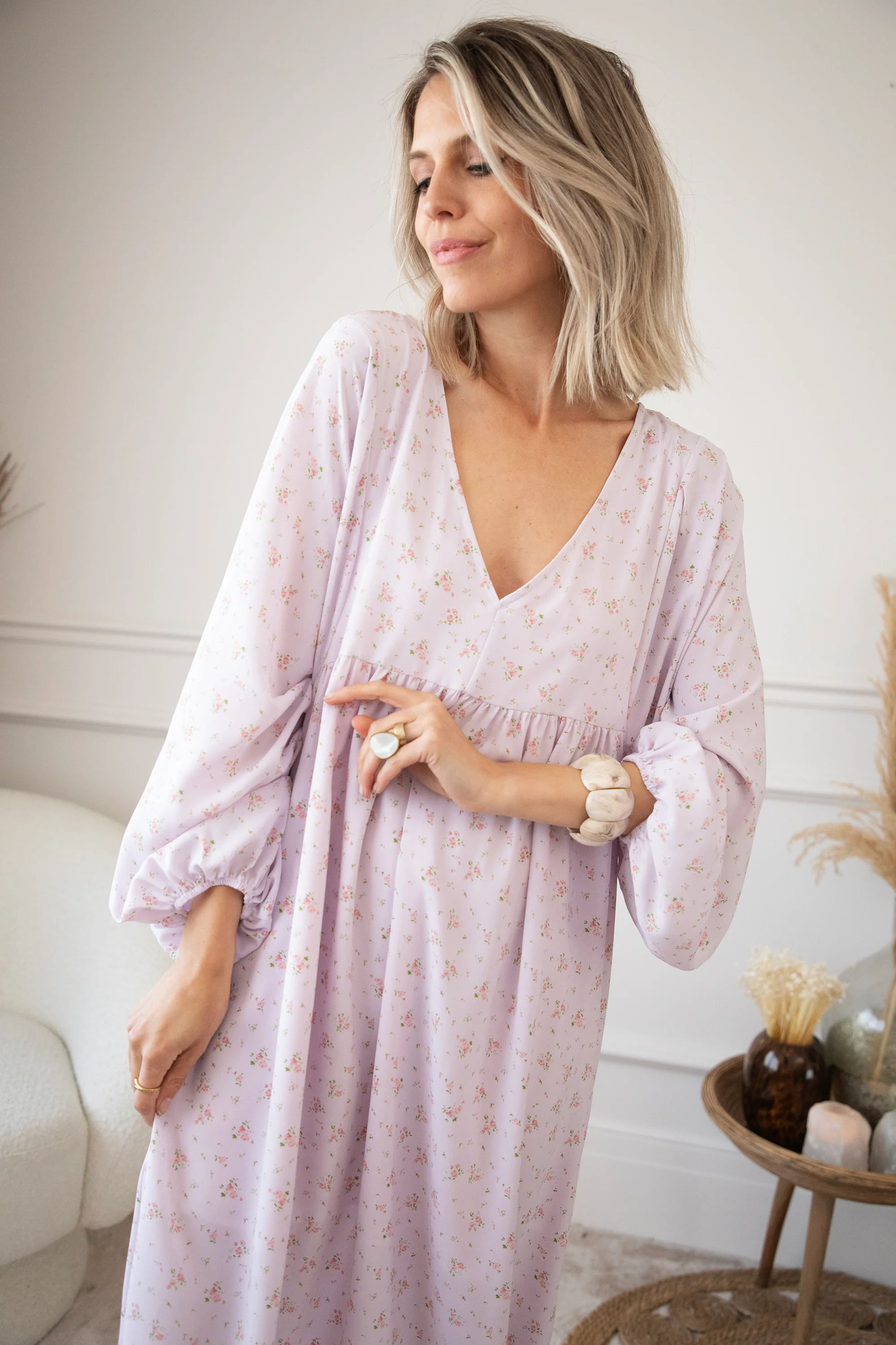 Maud Fleur Lila - Maxi Jurk - Image 5
