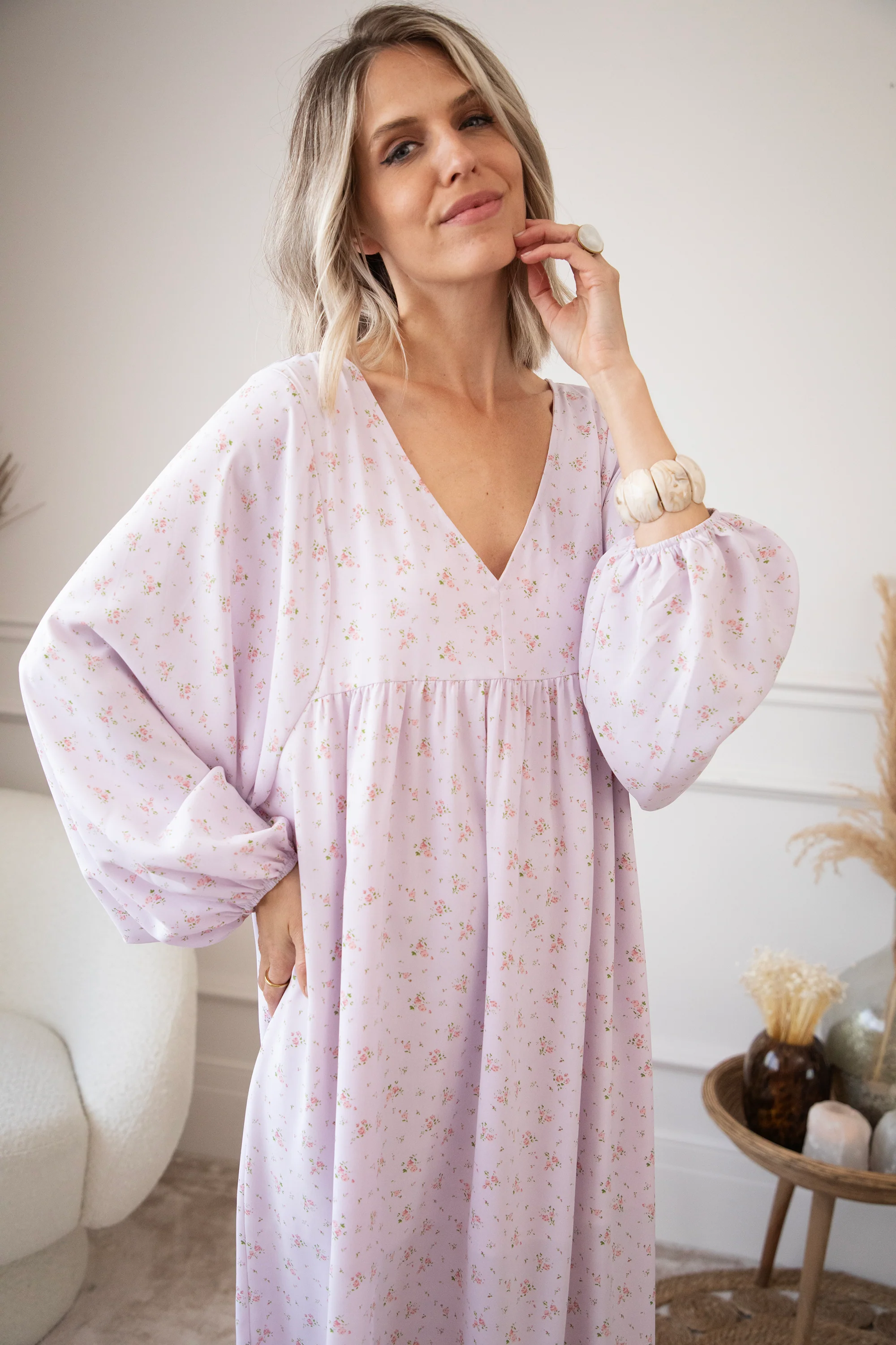 Maud Fleur Lila - Maxi Jurk - Image 8