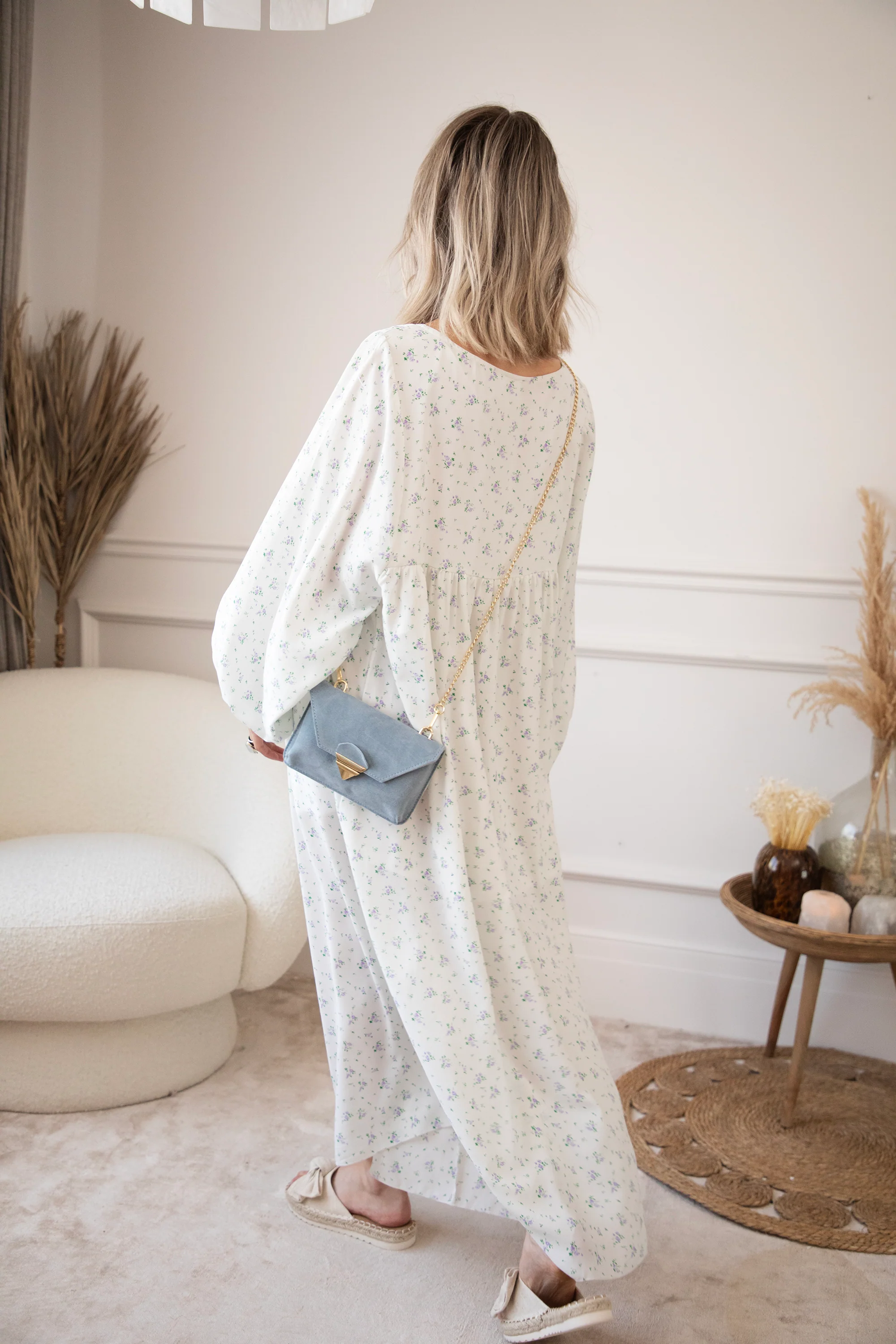Maud Fleur Soft Mint - Maxi Jurk - Image 7