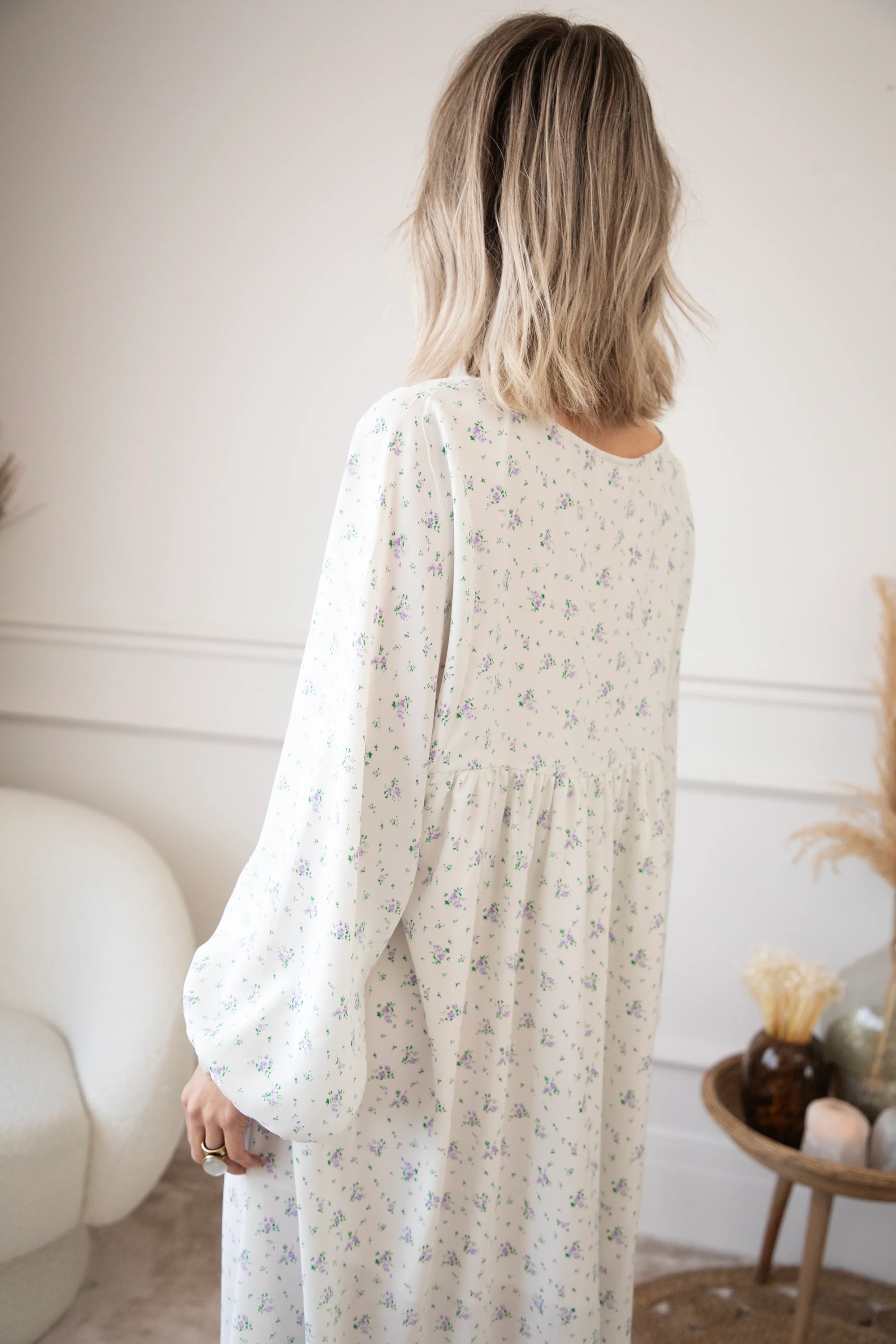 Maud Fleur Soft Mint - Maxi Jurk - Image 9