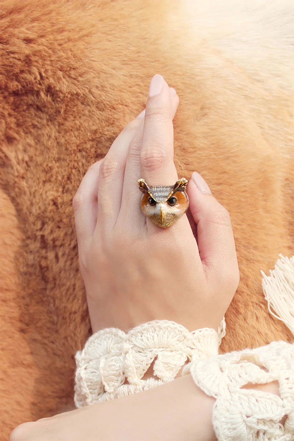 Merry Owl Brown - Ring - Image 6