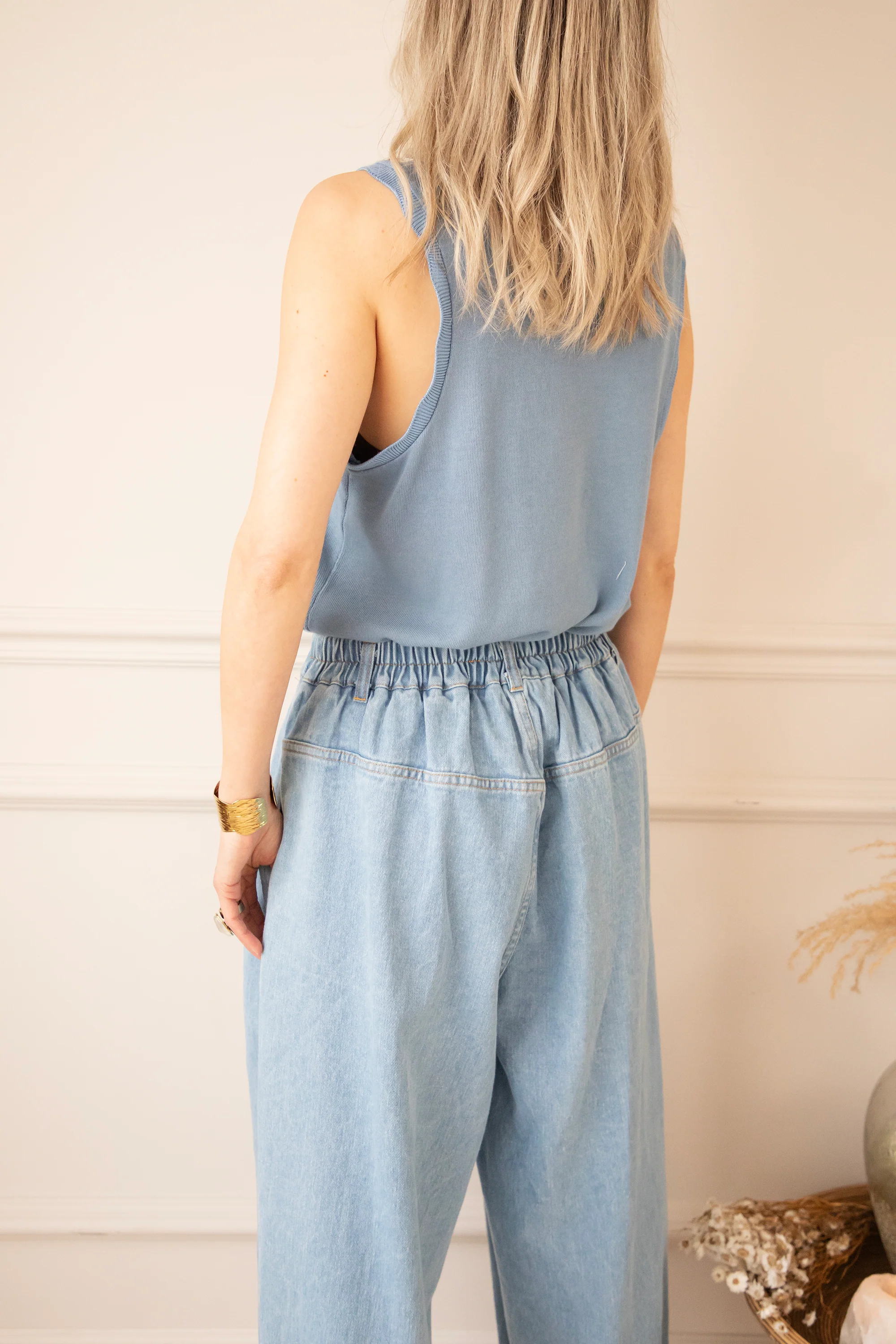 Nuria Wave Blue - Top - Image 5