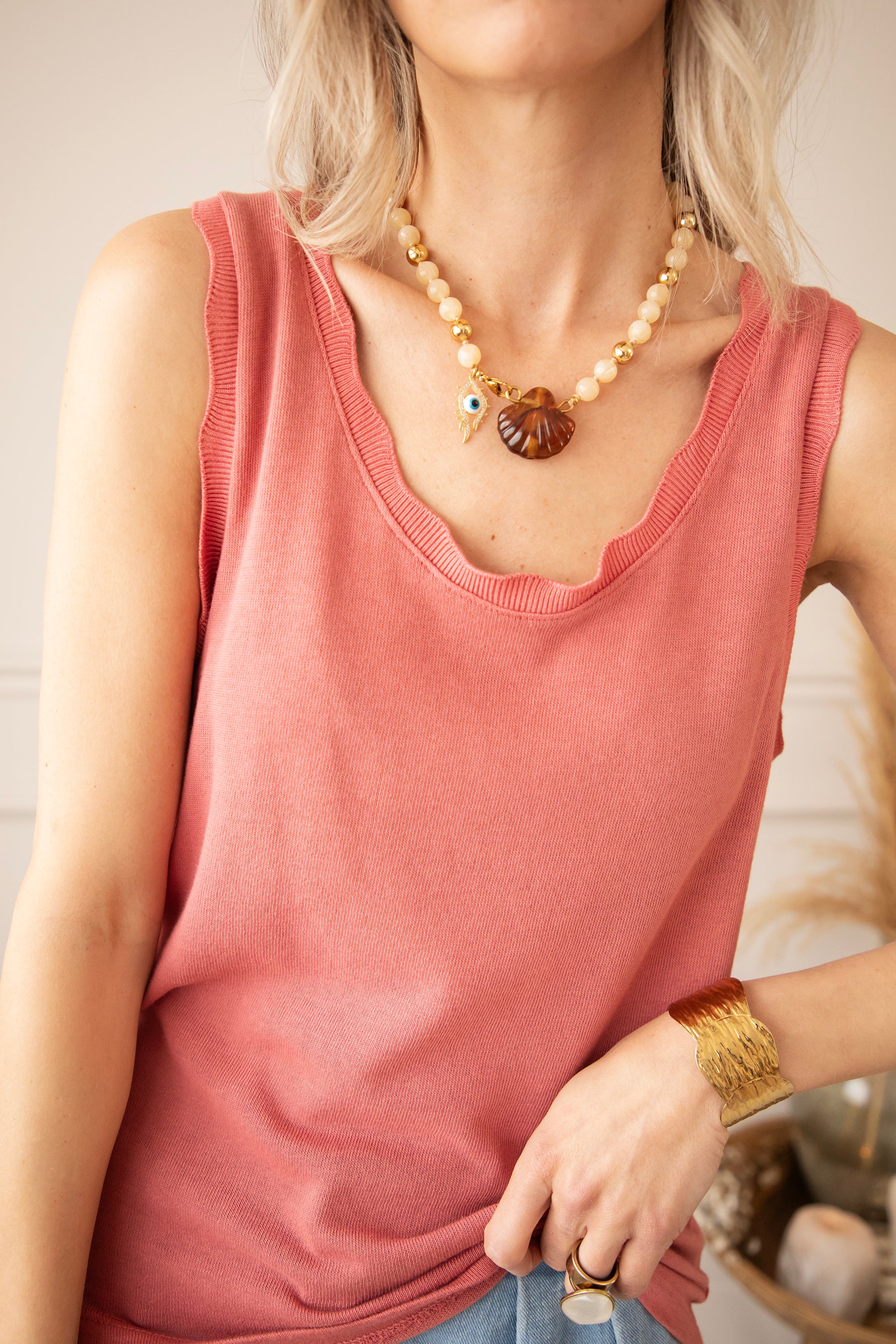 Nuria Wave Raspberry - Top - Image 2