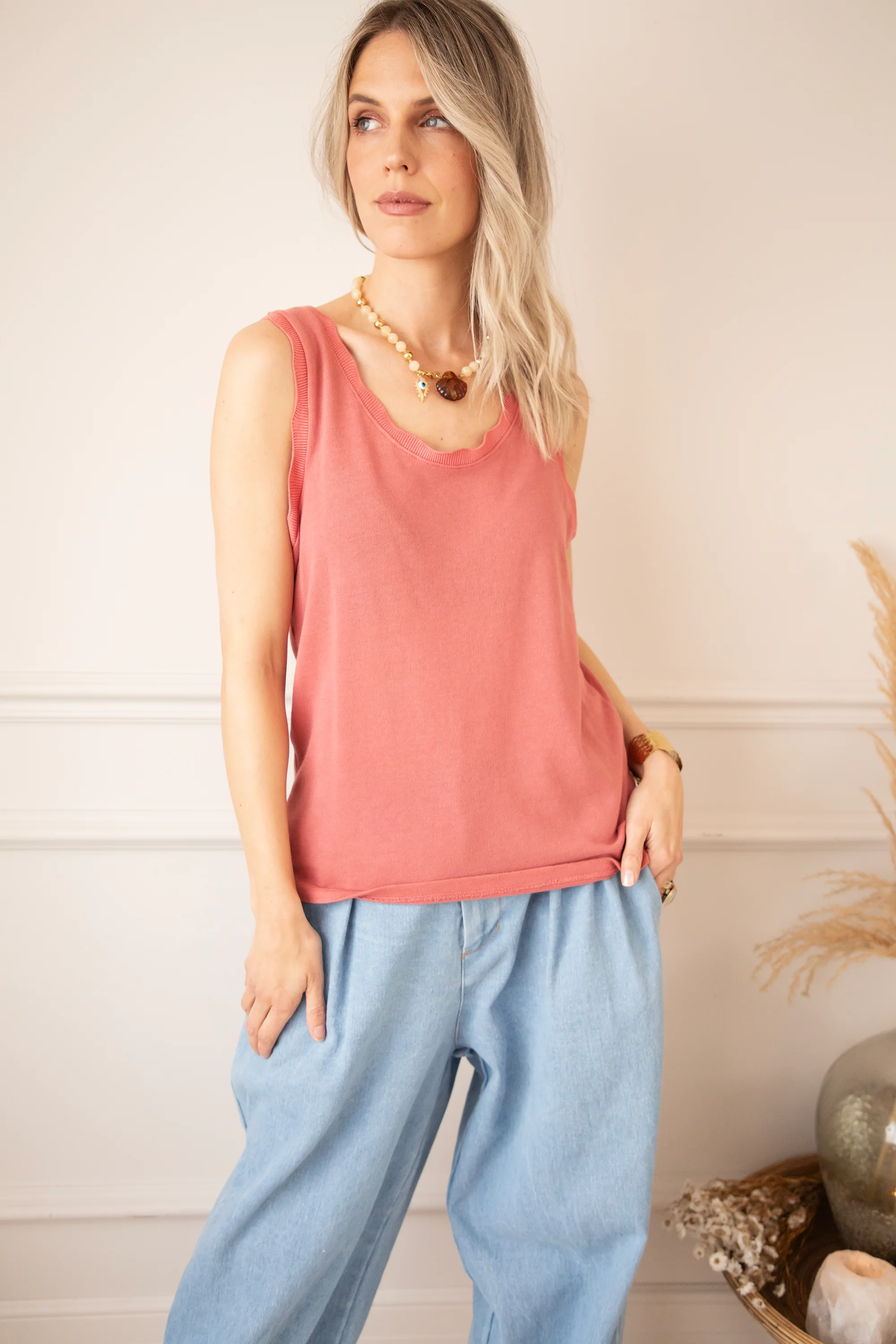 Nuria Wave Raspberry - Top - Image 3