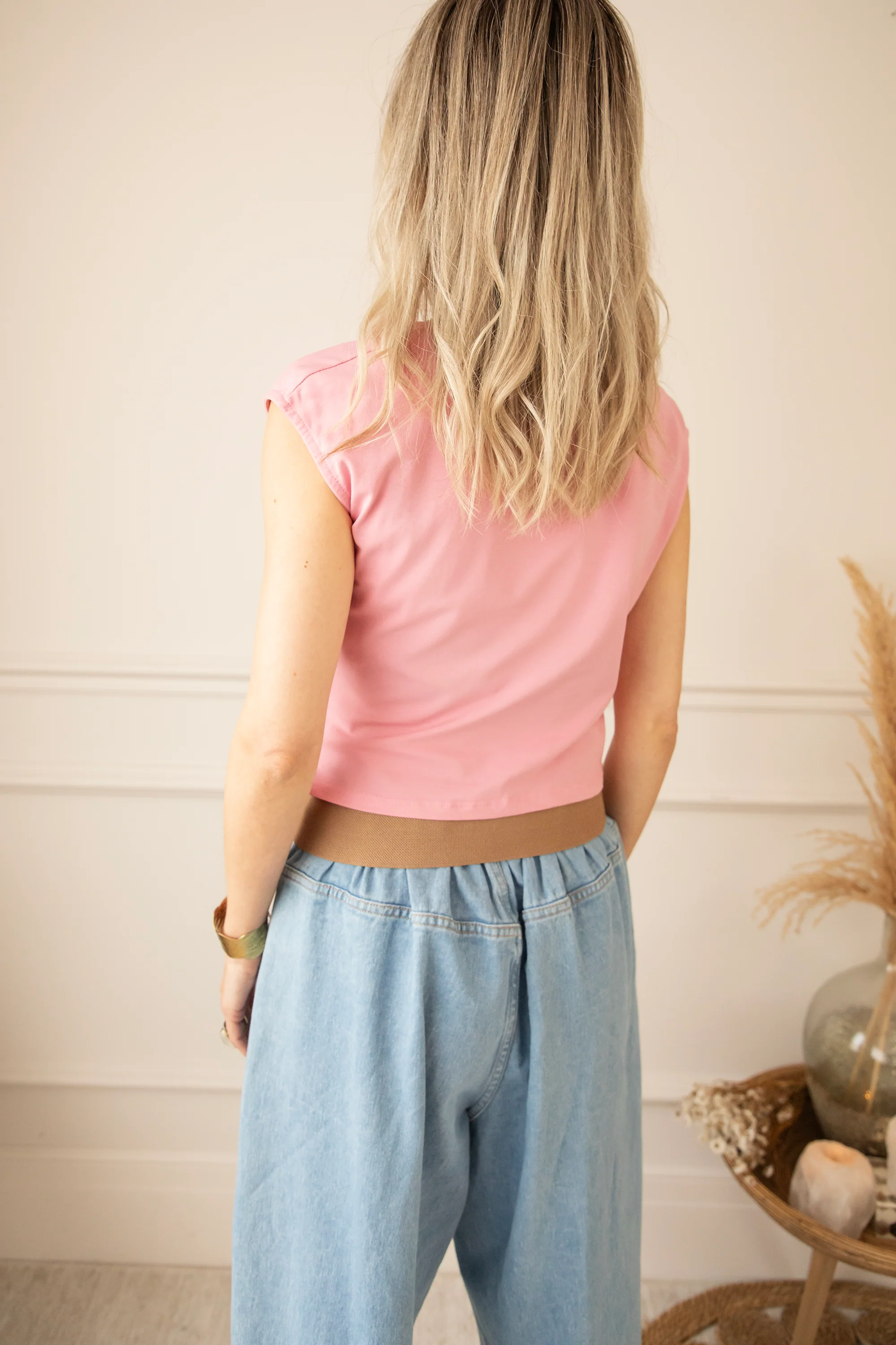 Patsy Pleated Sweet Pink - Top - Image 6