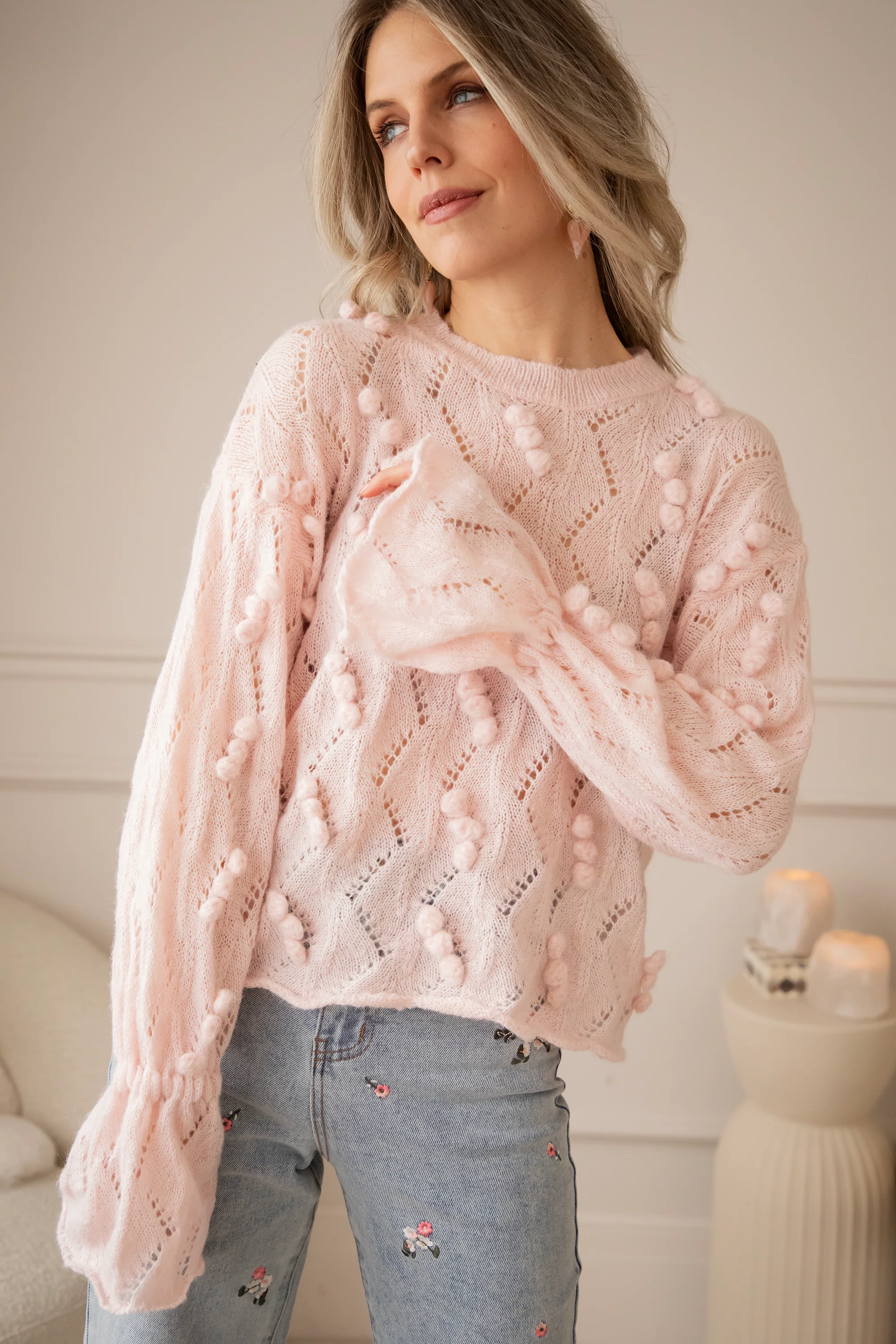 Pompon Pastels Baby Pink - Trui - Image 11
