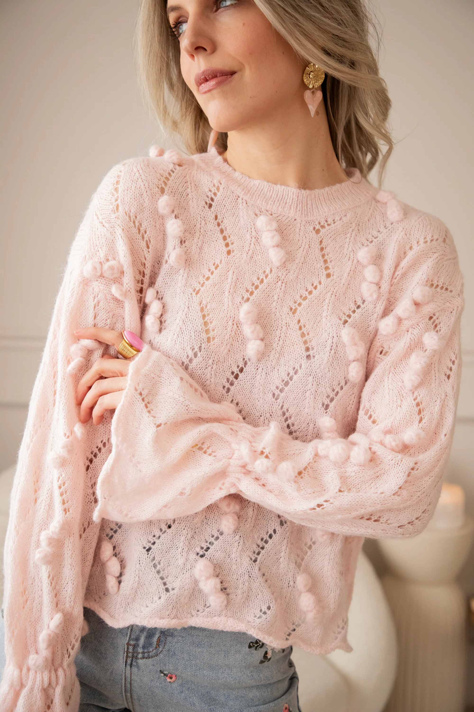 Pompon Pastels Baby Pink - Trui - Image 12