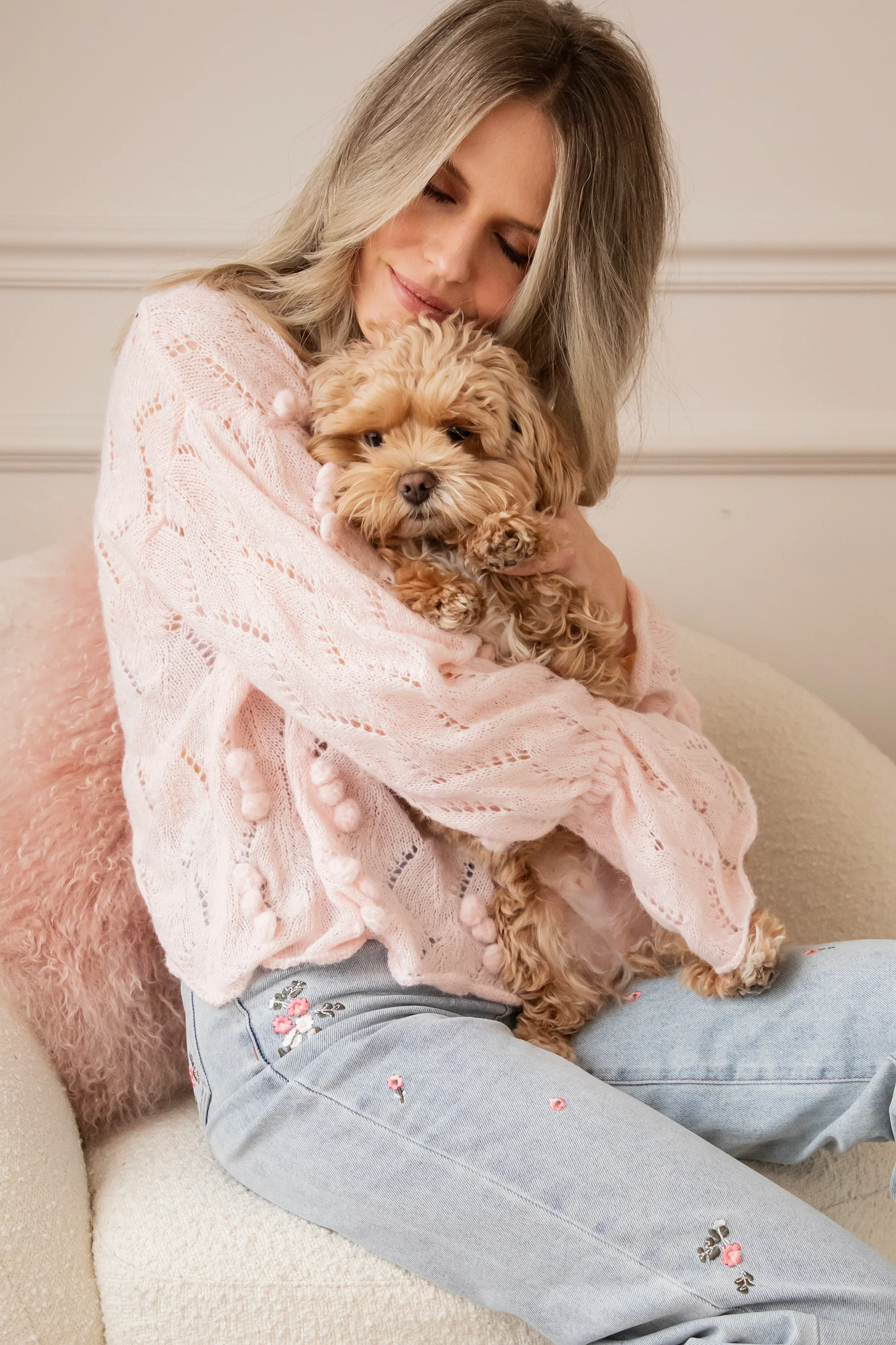 Pompon Pastels Baby Pink - Trui - Image 13