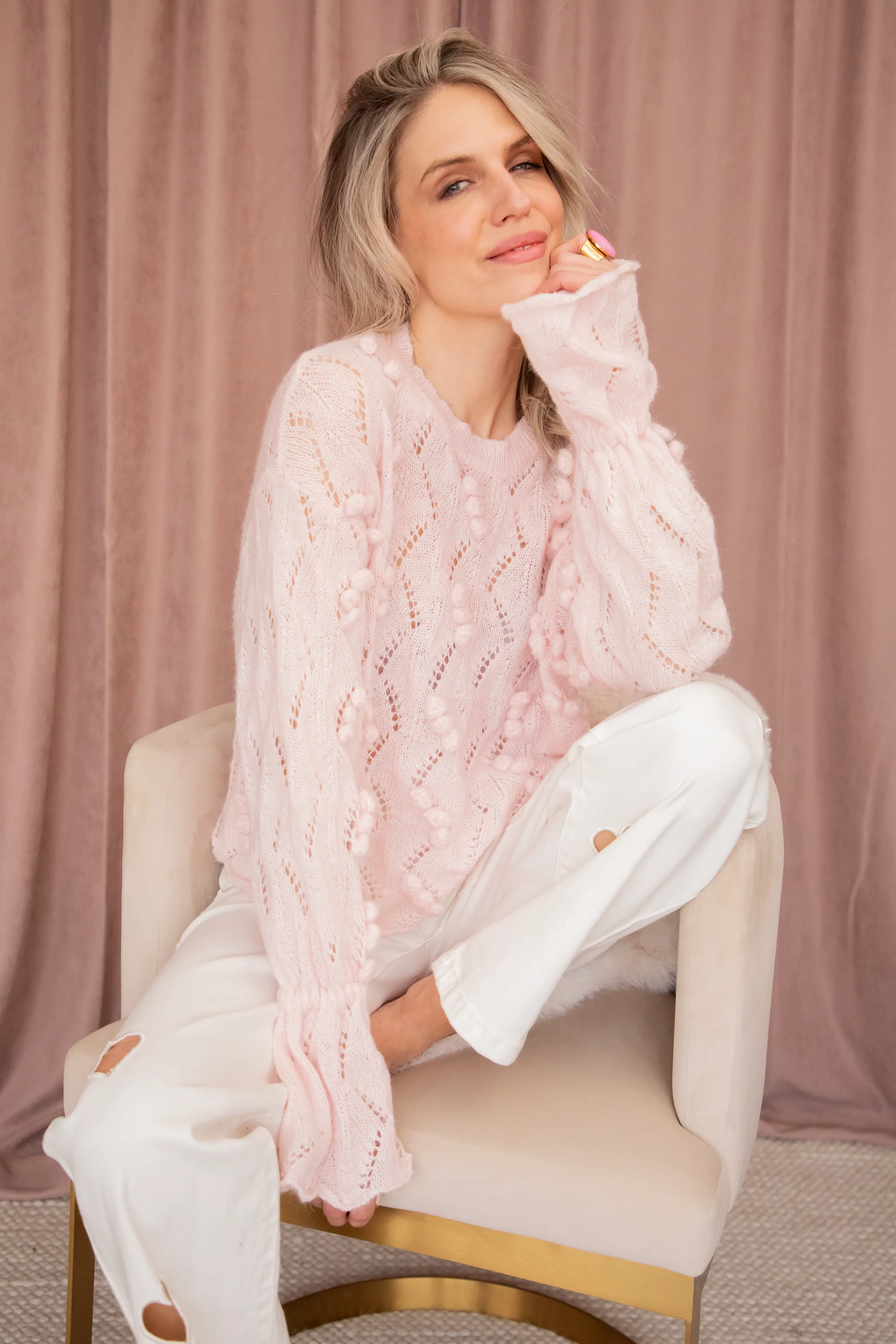 Pompon Pastels Baby Pink - Trui - Image 14