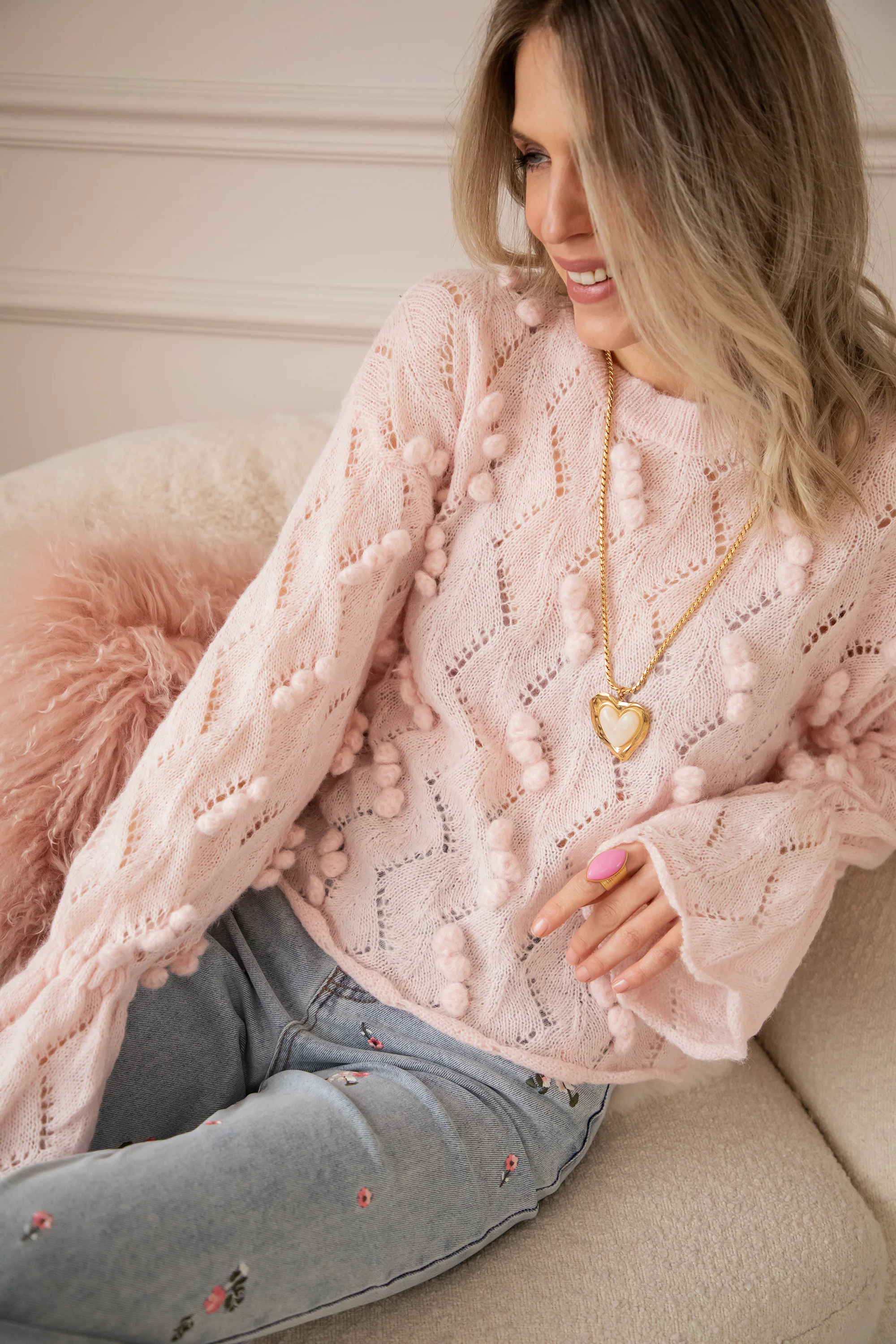Pompon Pastels Baby Pink - Trui - Image 7