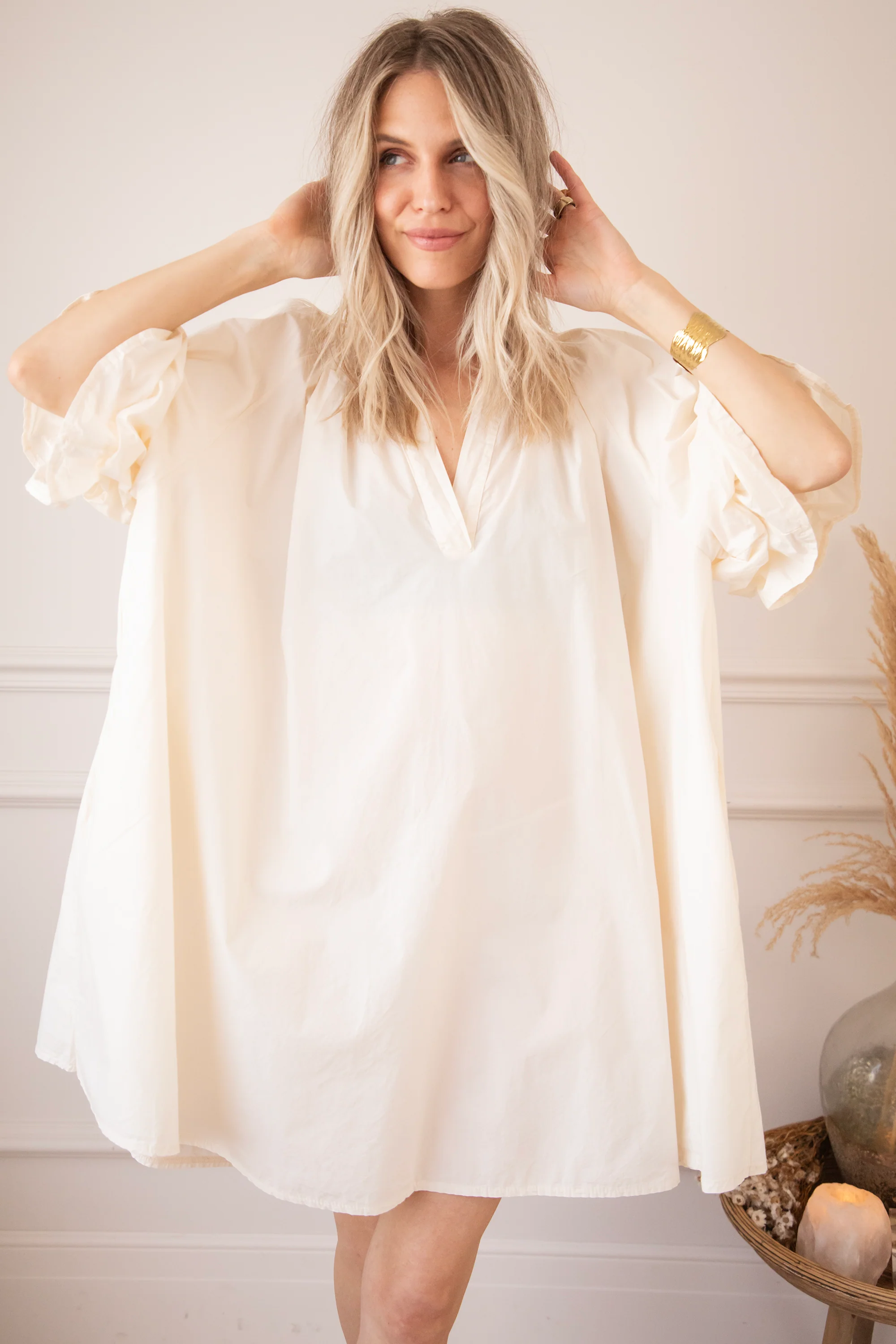 Poppy Beige - Jurk - Image 11