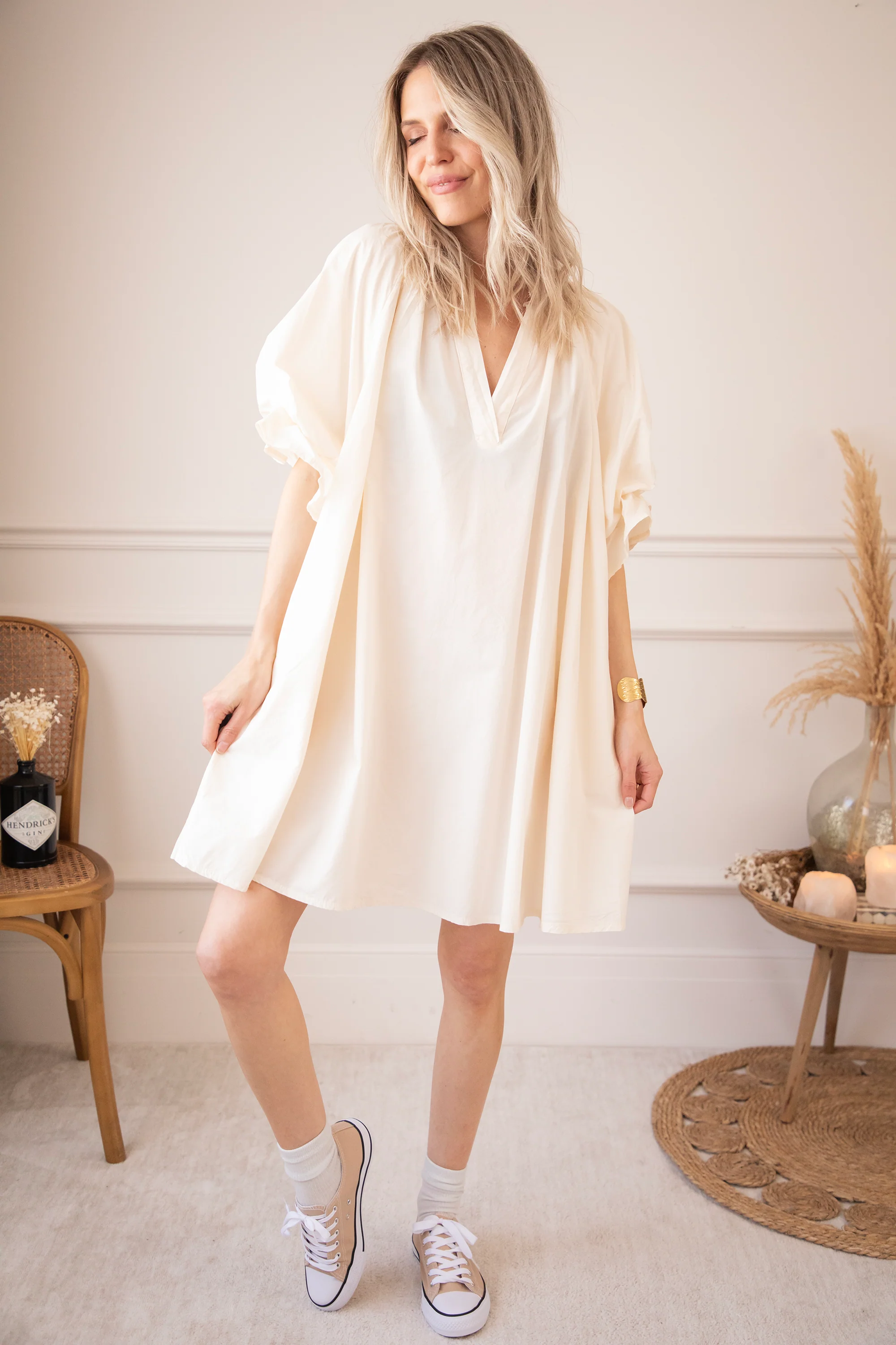 Poppy Beige - Jurk - Image 6