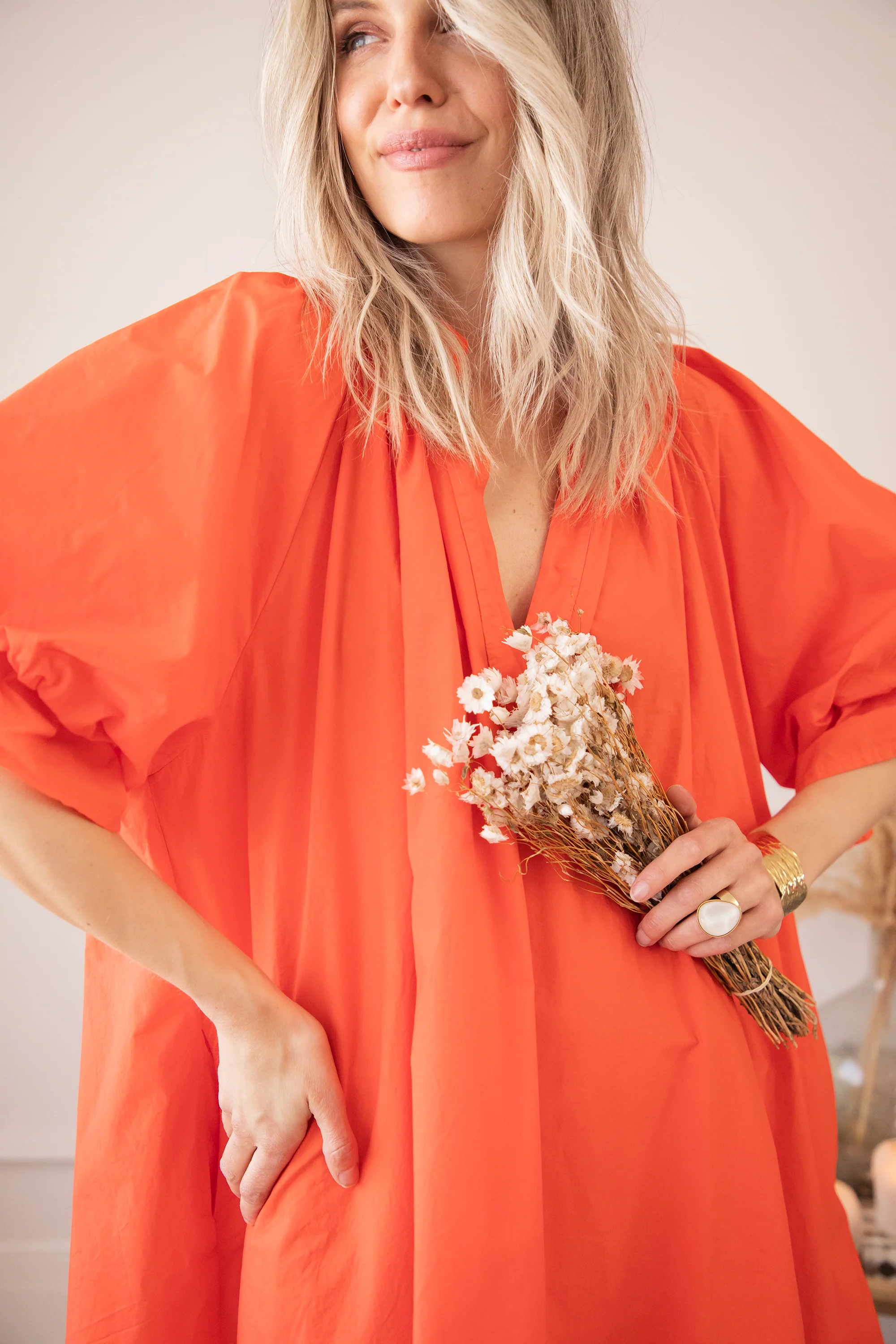 Poppy Orange - Jurk - Image 3