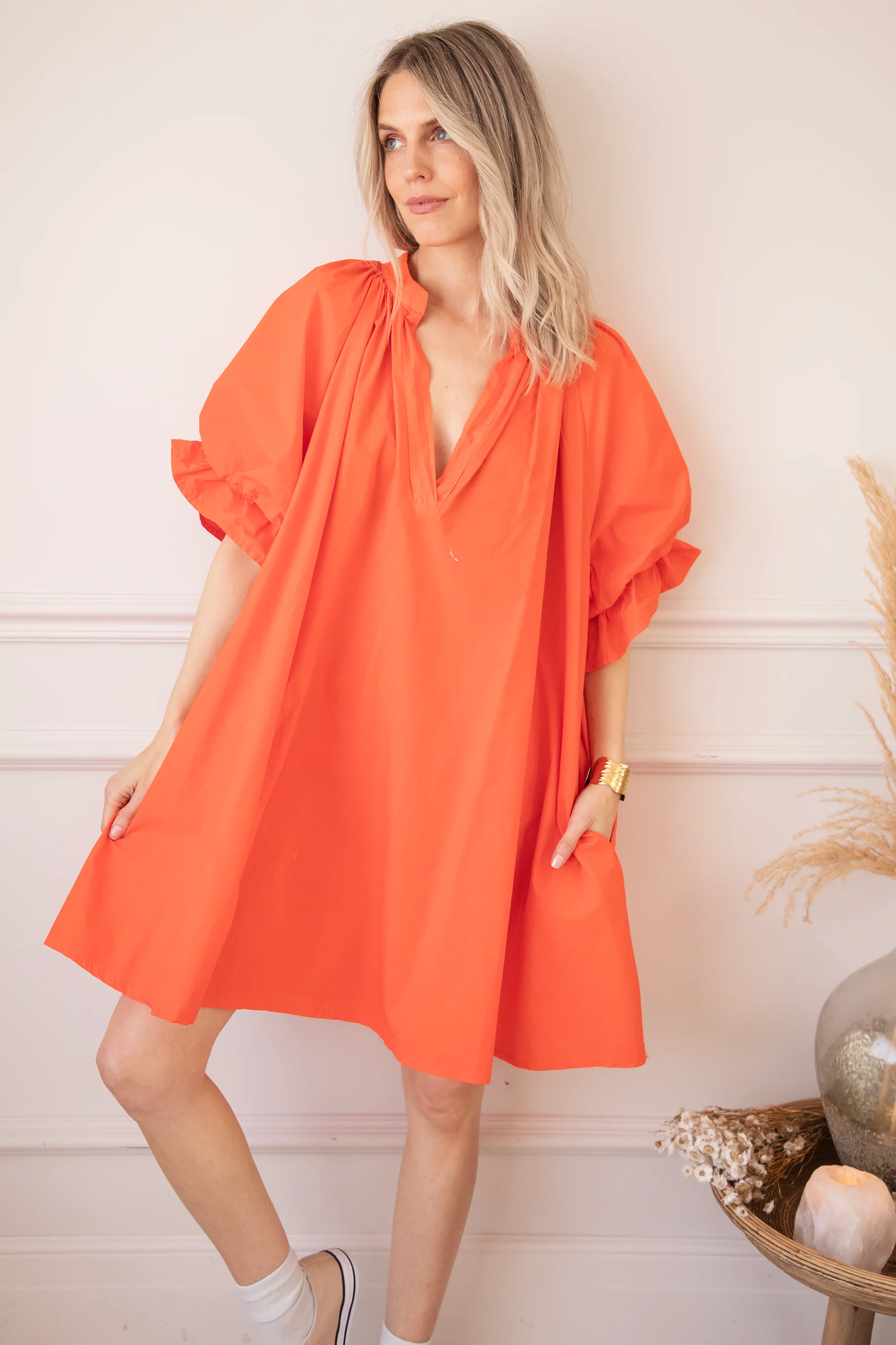 Poppy Orange - Jurk - Image 4