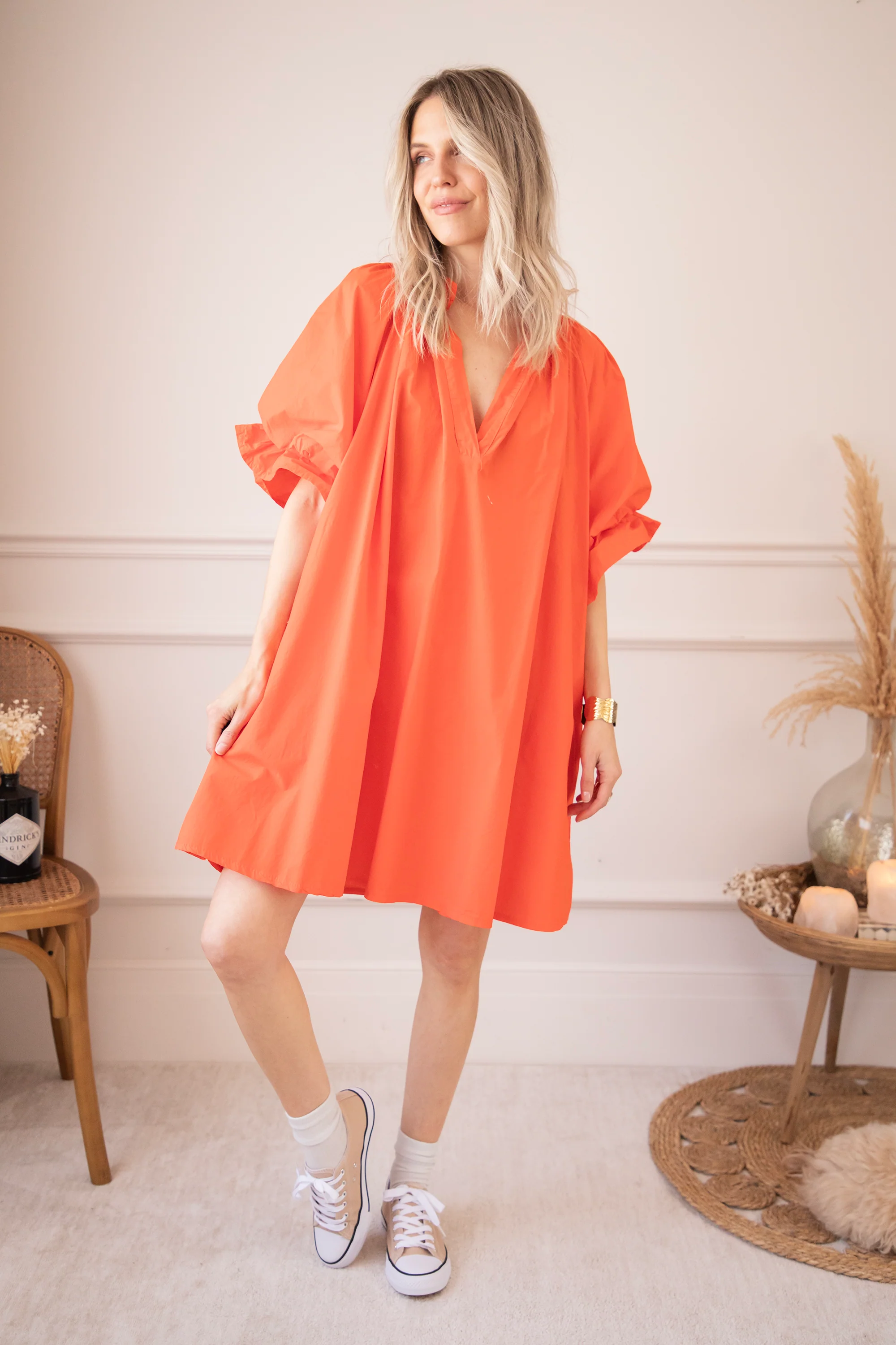 Poppy Orange - Jurk - Image 5