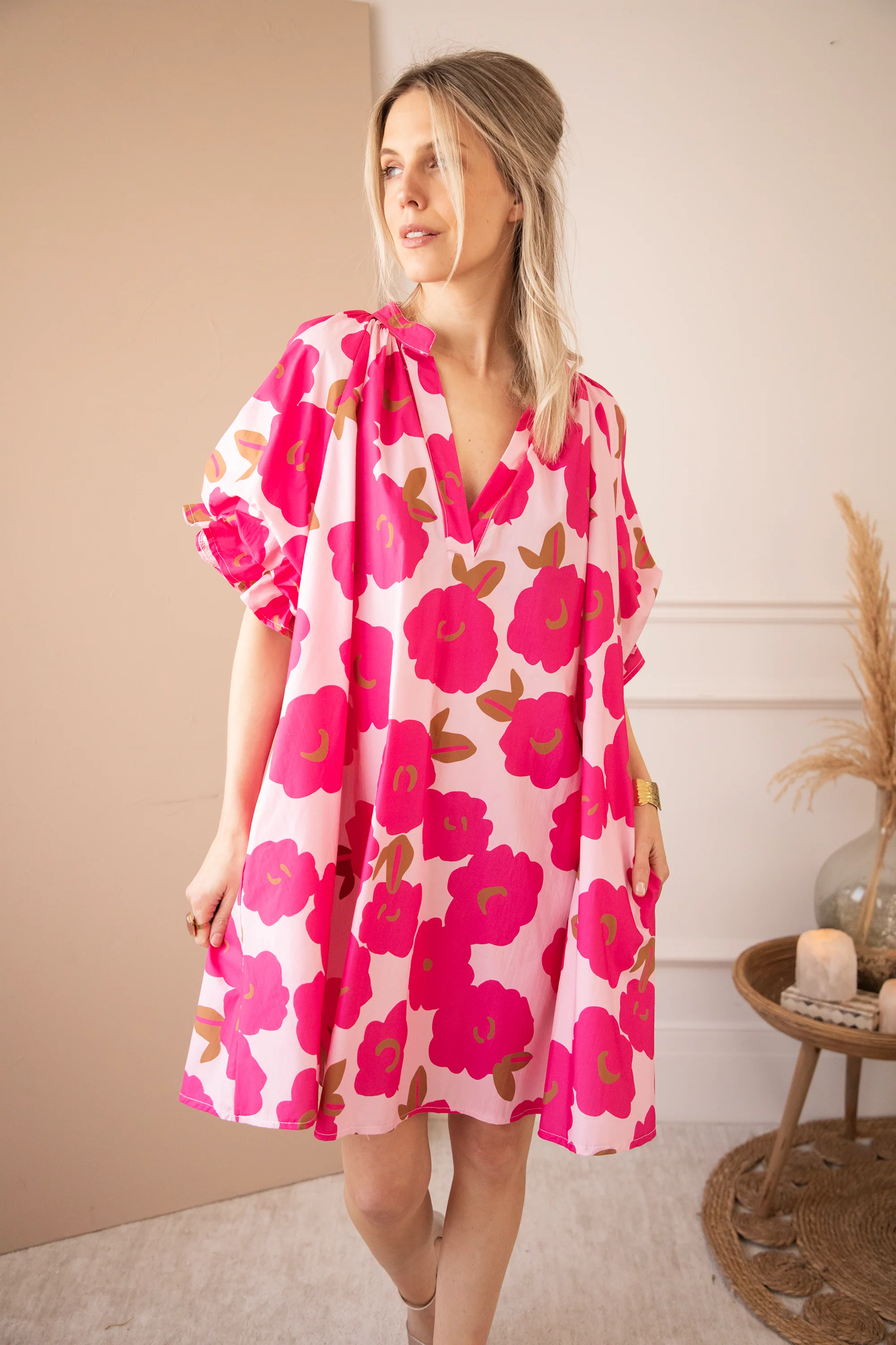 Poppy Petal Baby Pink/Fuchsia - Jurk - Image 10