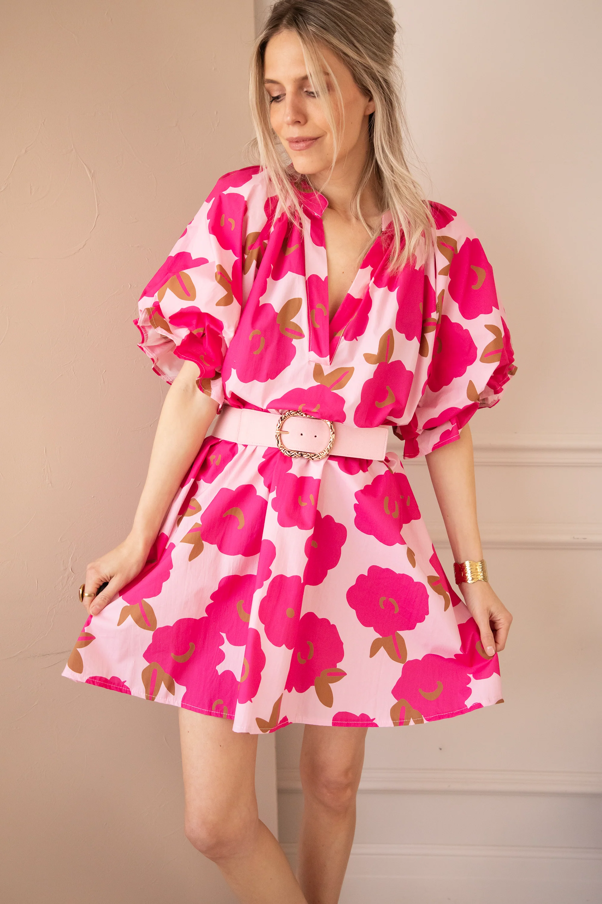 Poppy Petal Baby Pink/Fuchsia - Jurk - Image 11