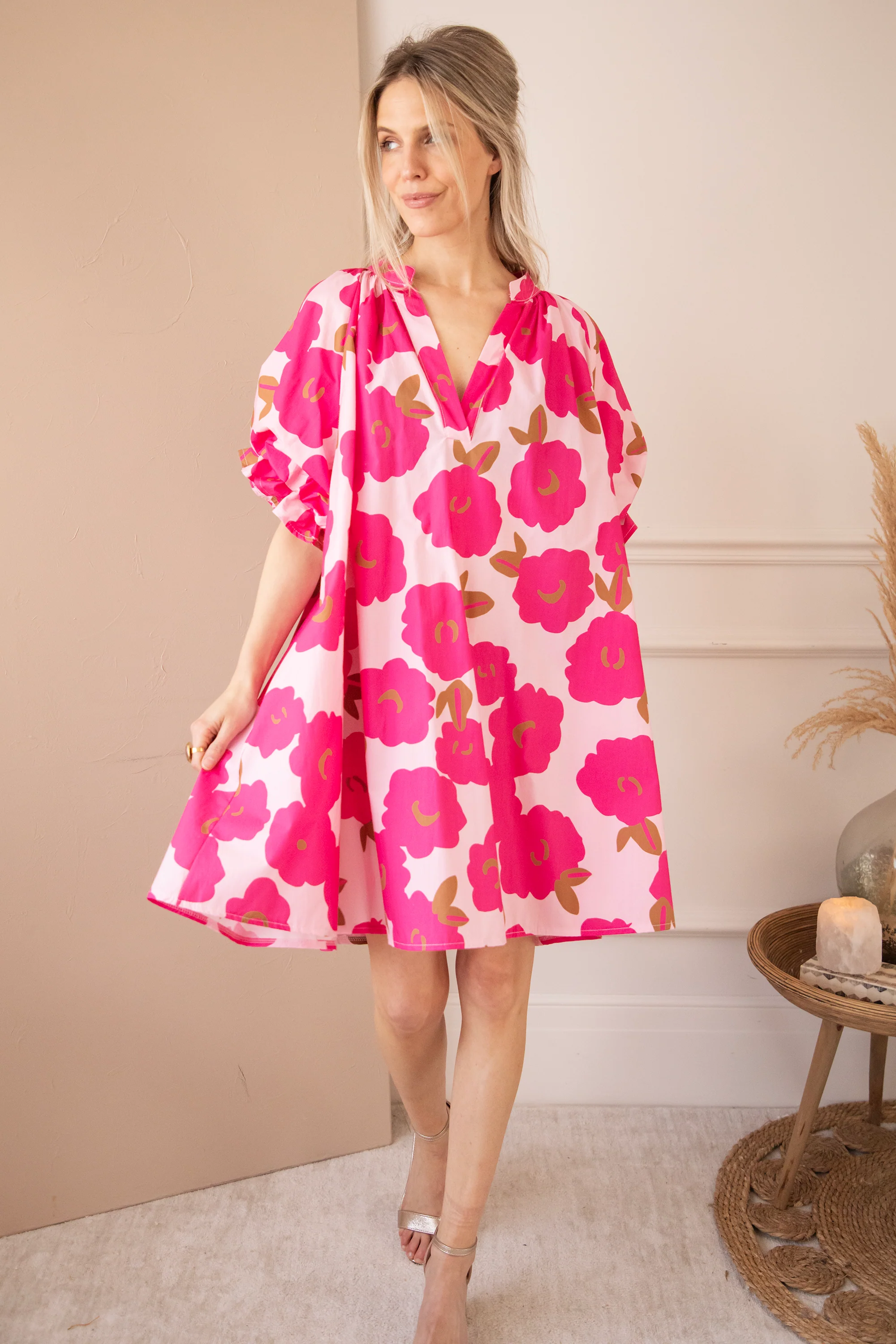 Poppy Petal Baby Pink/Fuchsia - Jurk - Image 12